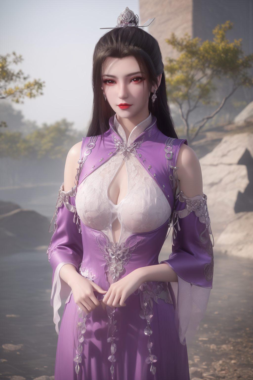 尽显细腻之美这款仙逆柳眉手机8K超清壁纸