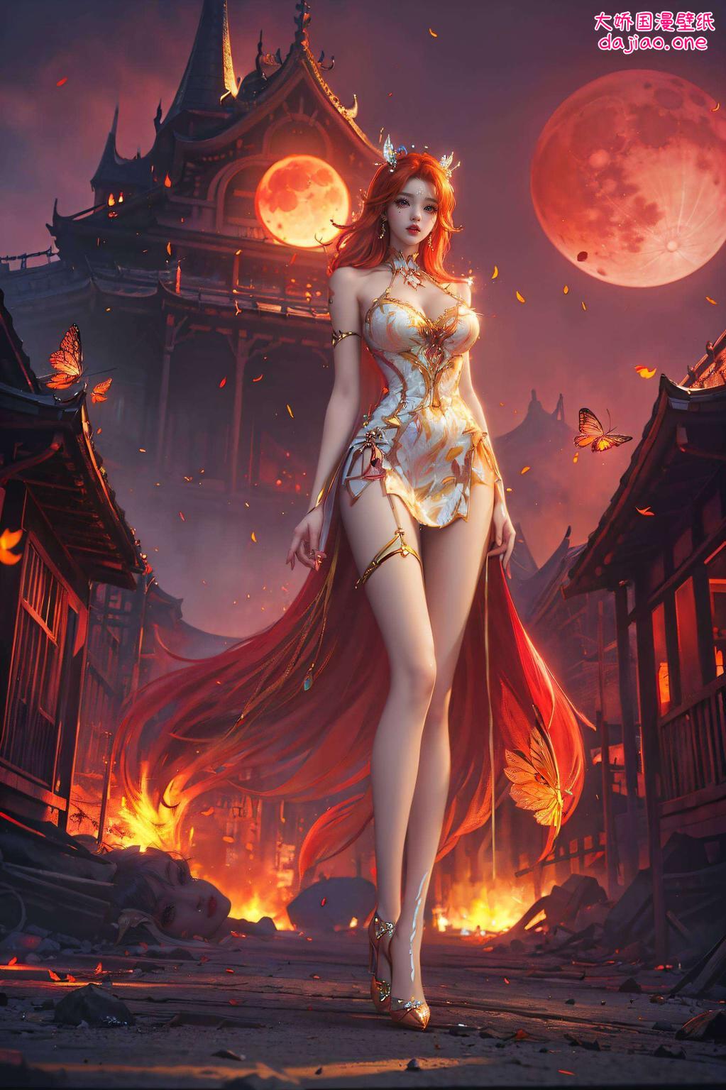 国漫女神壁纸柳七月图集为你带来视觉盛宴