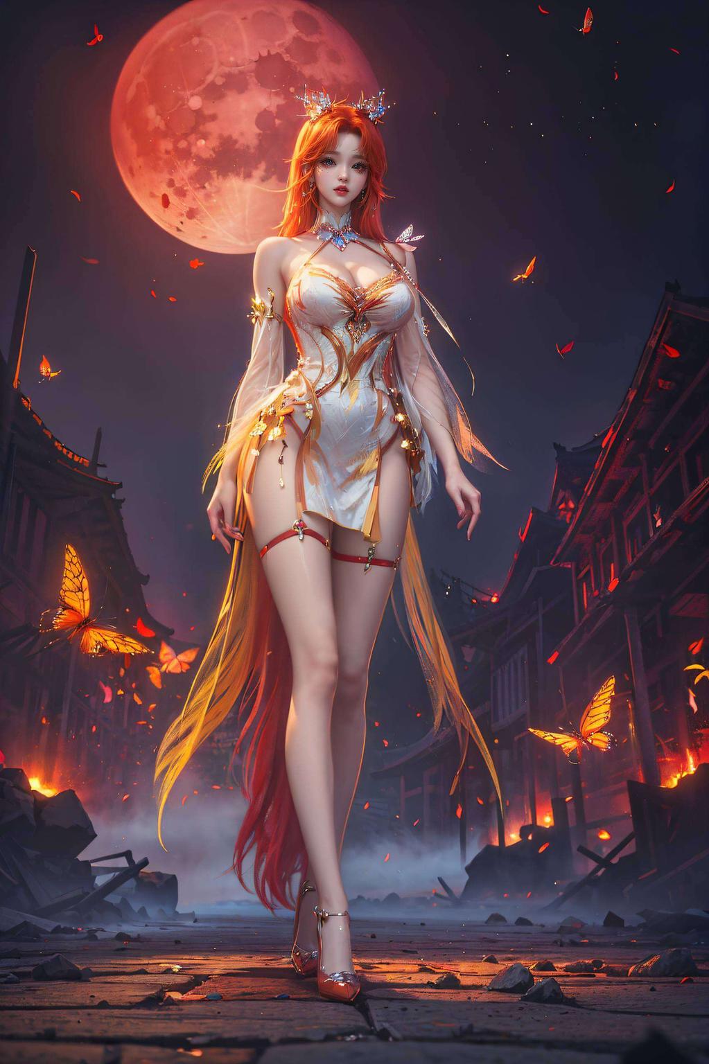 穿梭在二次元的世界为你呈现柳七月仙女的绝世风采
