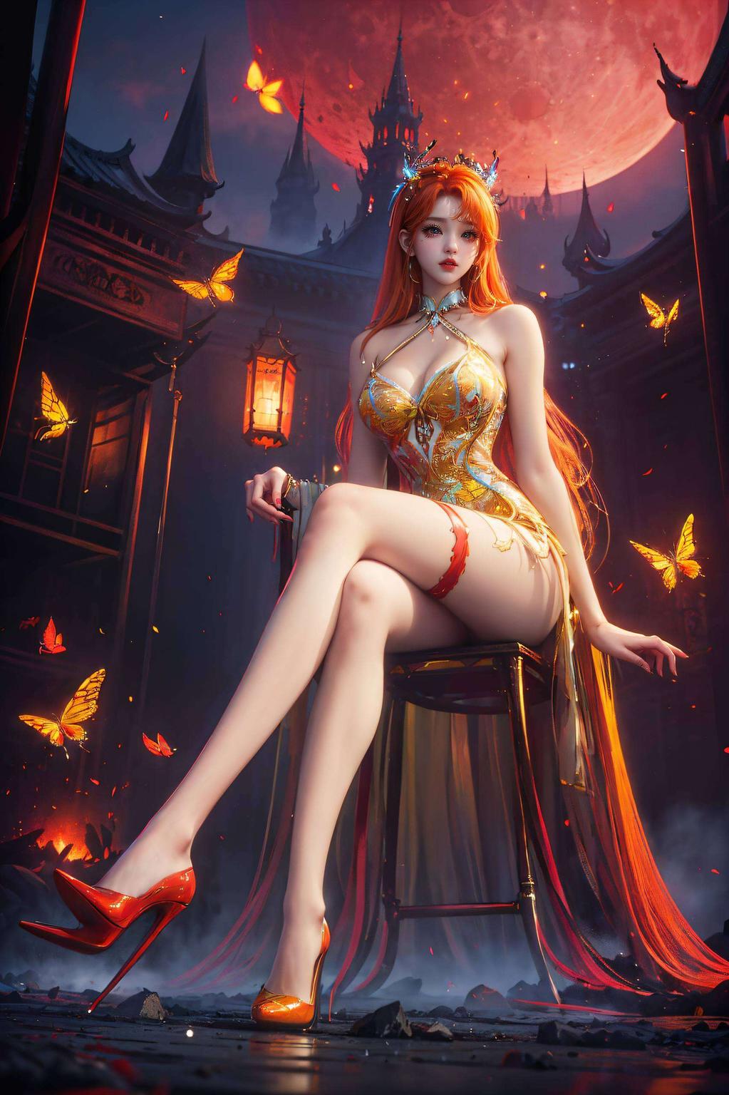 细腻的笔触描绘出波光粼粼的海面如梦如幻