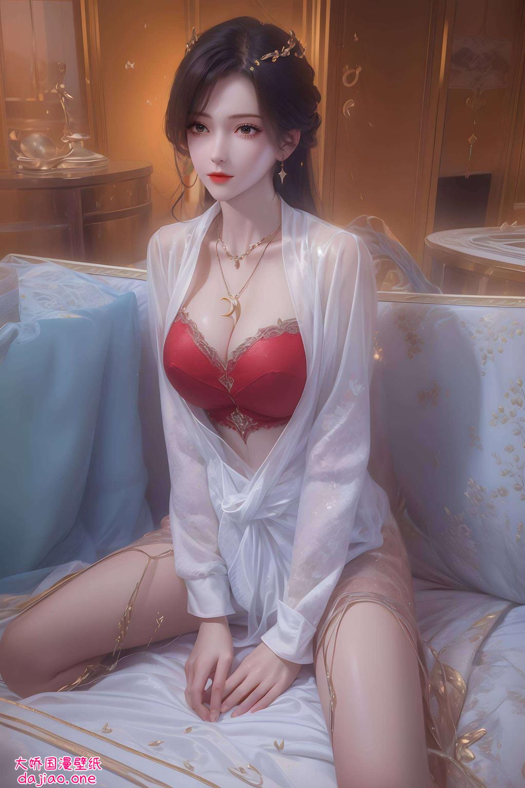 每一帧都是视觉盛宴绿色极简2560p国漫美女潮图壁纸