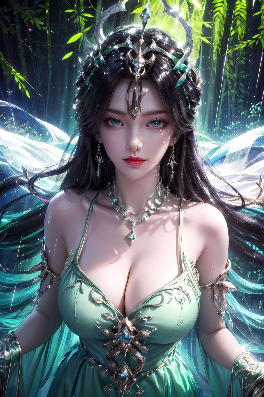 柳神全屏电脑壁纸古典与现代交融