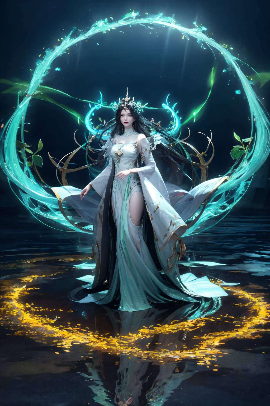 融合了现代艺术与国漫之美以柳神云韵的云曦形象为主题