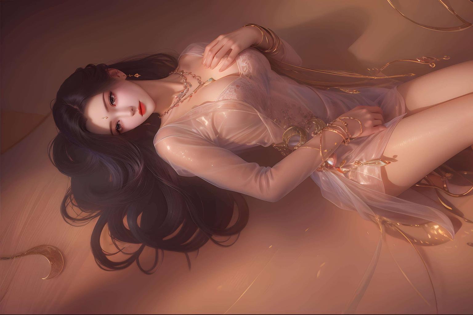 细腻笔触描绘国漫美女古风尽显