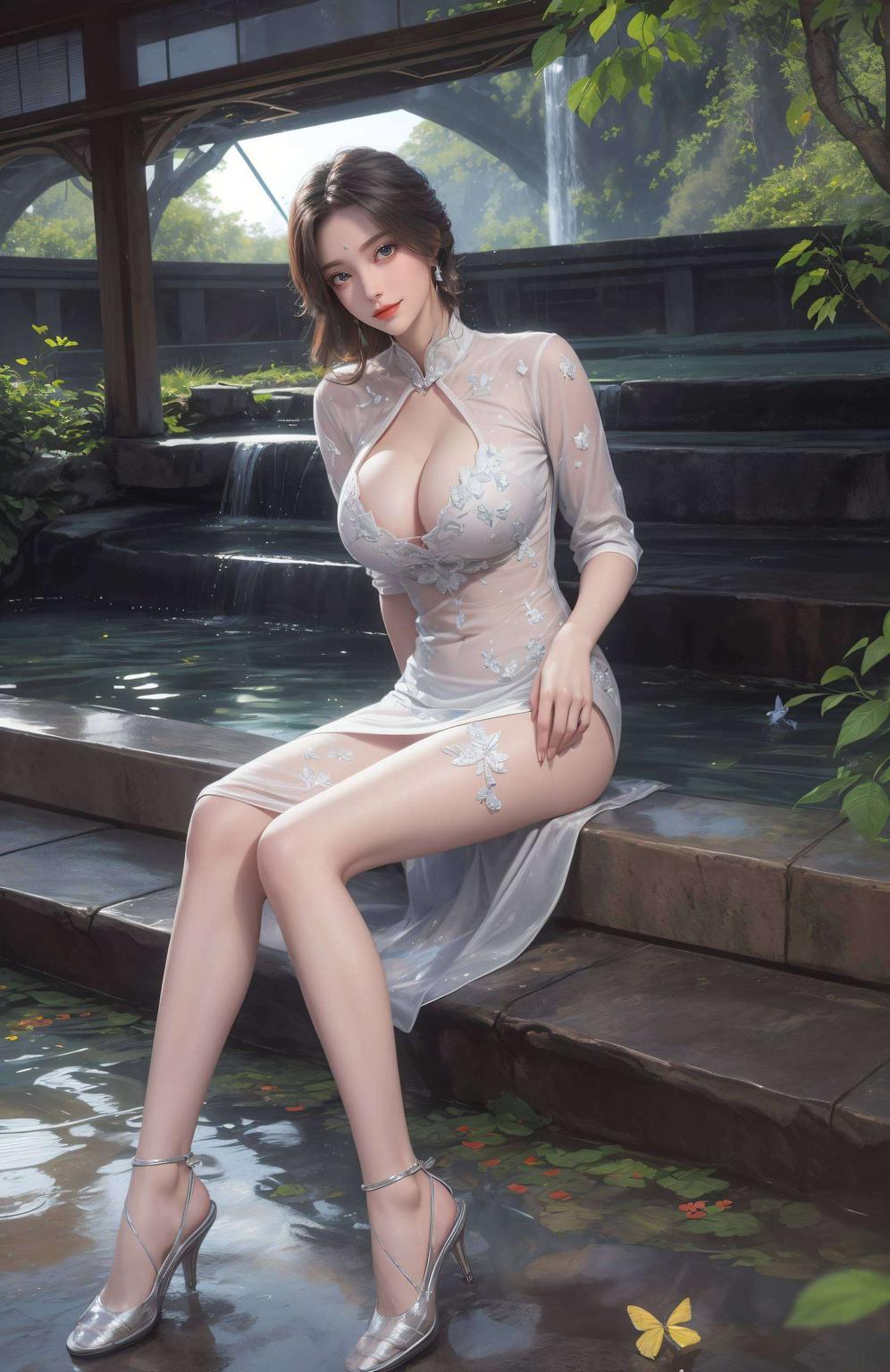 为你的电脑桌面增添一抹清新的国漫风情她婉约飘逸