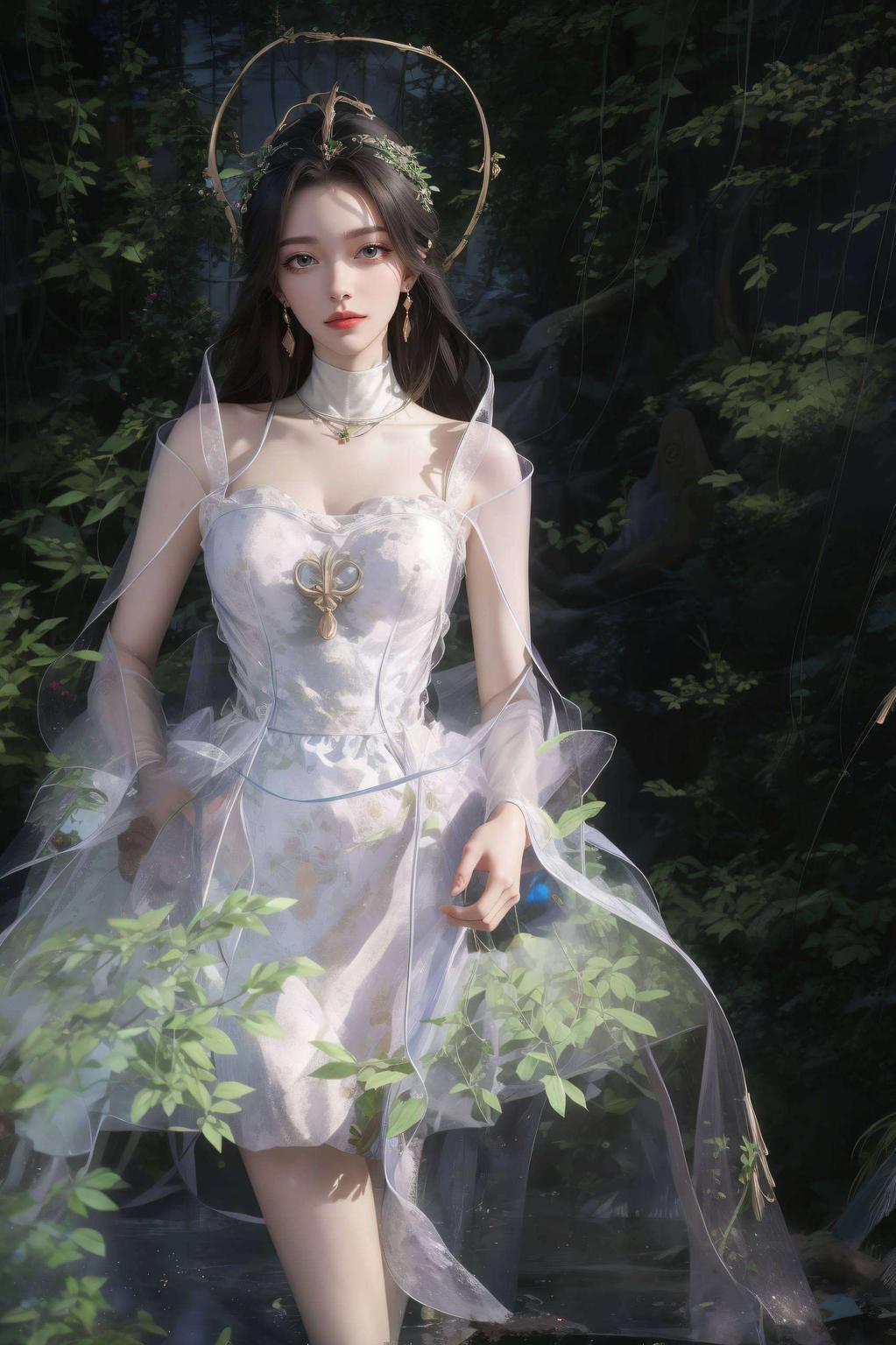 以现代手机为舞台巧妙融入了AI绘画技术