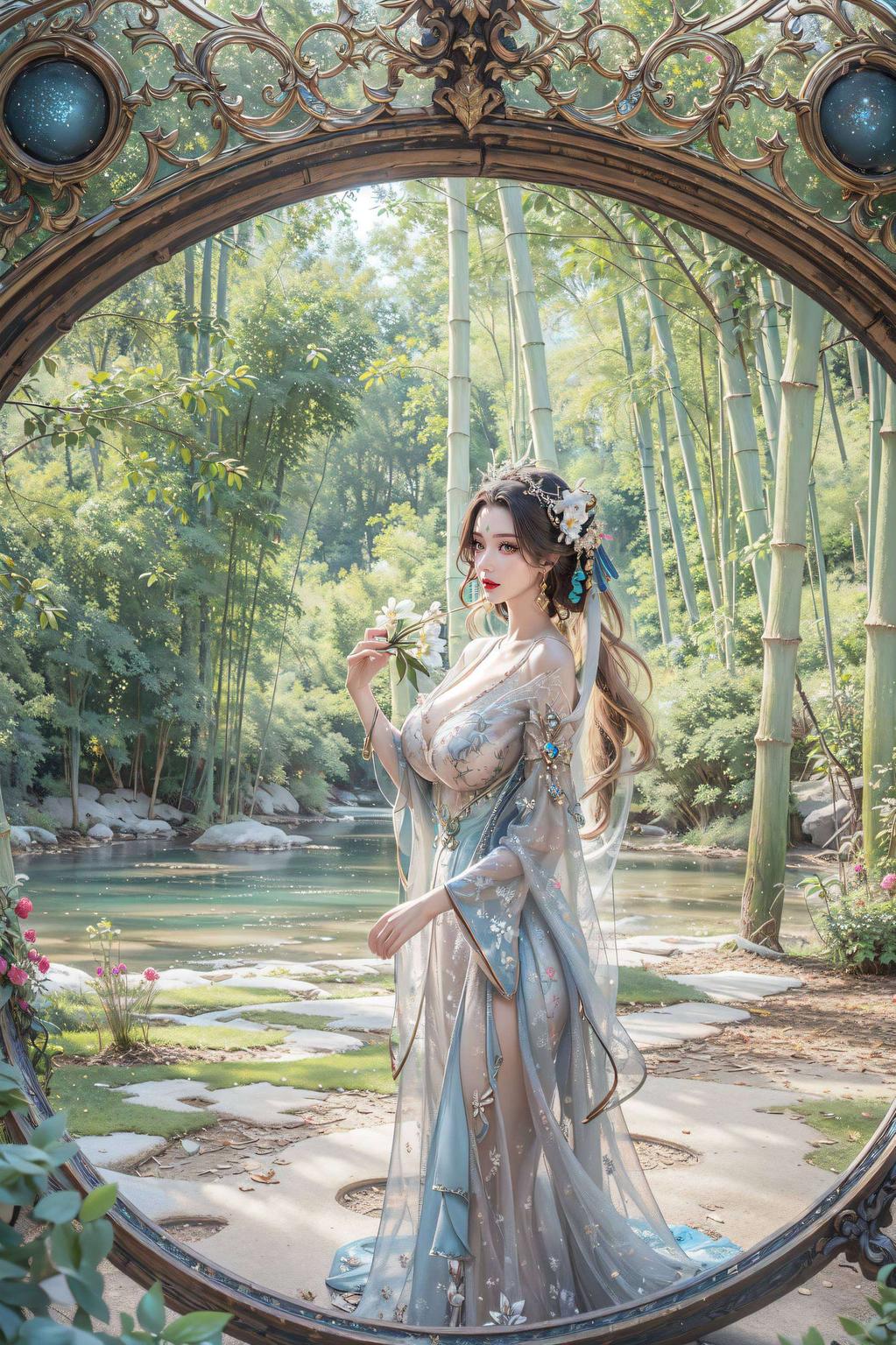 女生专属的民族风壁纸细腻笔触勾勒出古典韵味
