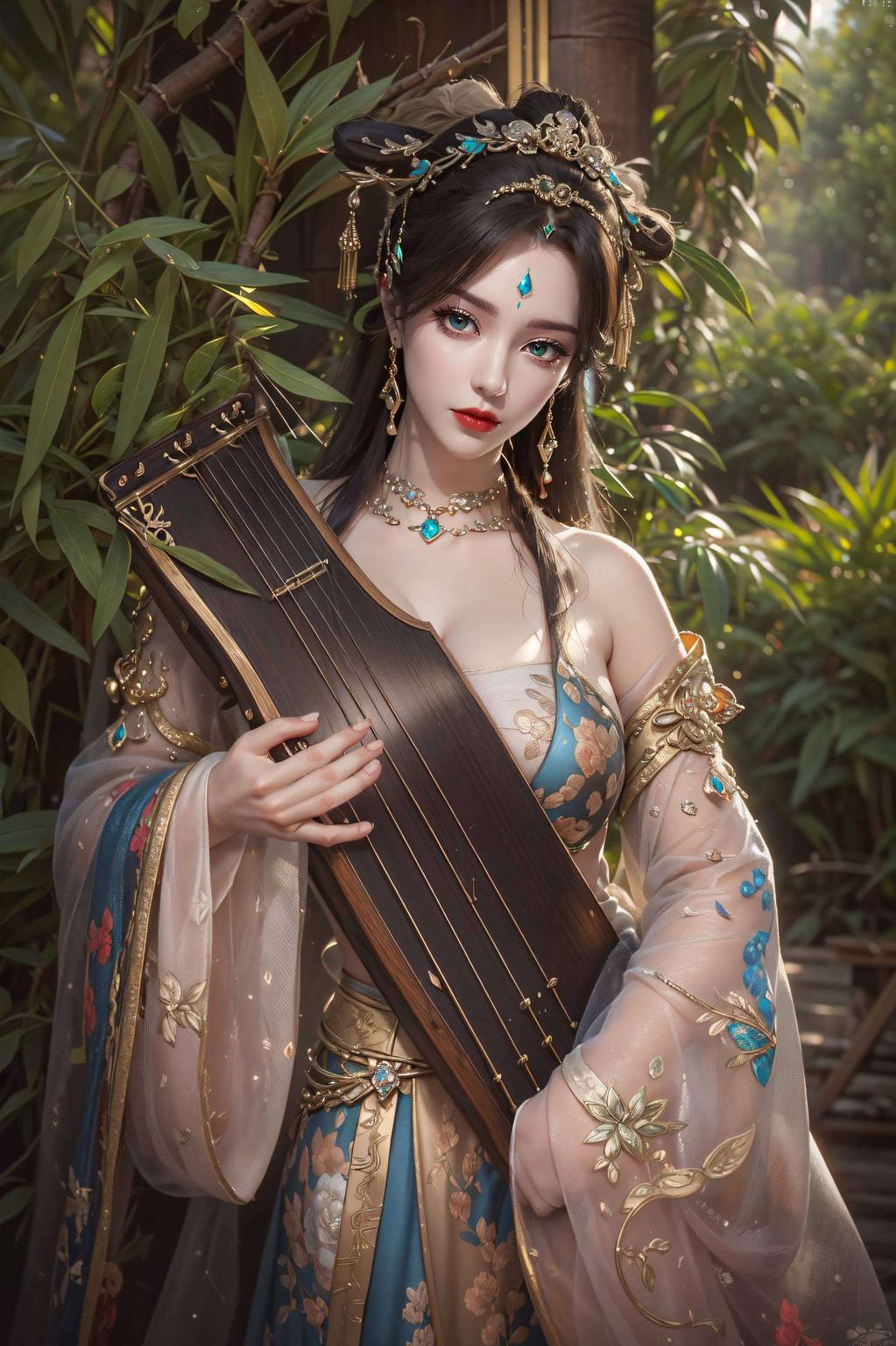 绘制柳神微信高清壁纸细腻笔触勾勒出古典与现代交融的美感
