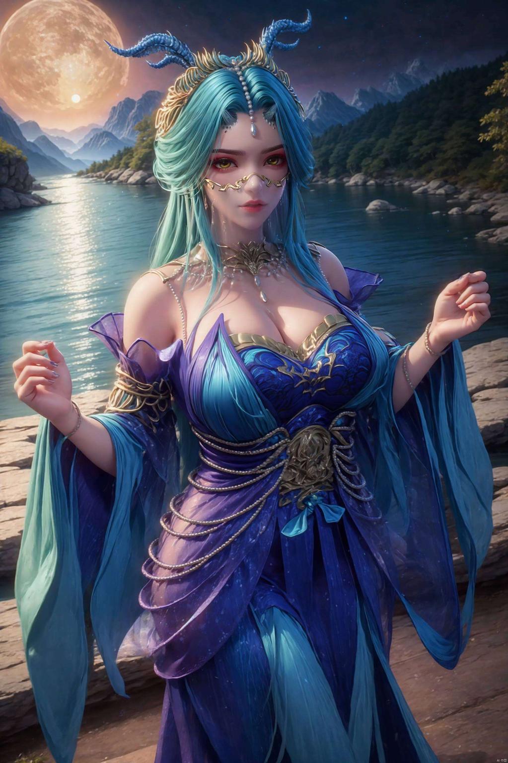 展现了她黑化后的神秘魅力细腻的笔触描绘出骨骼素材的独特美感