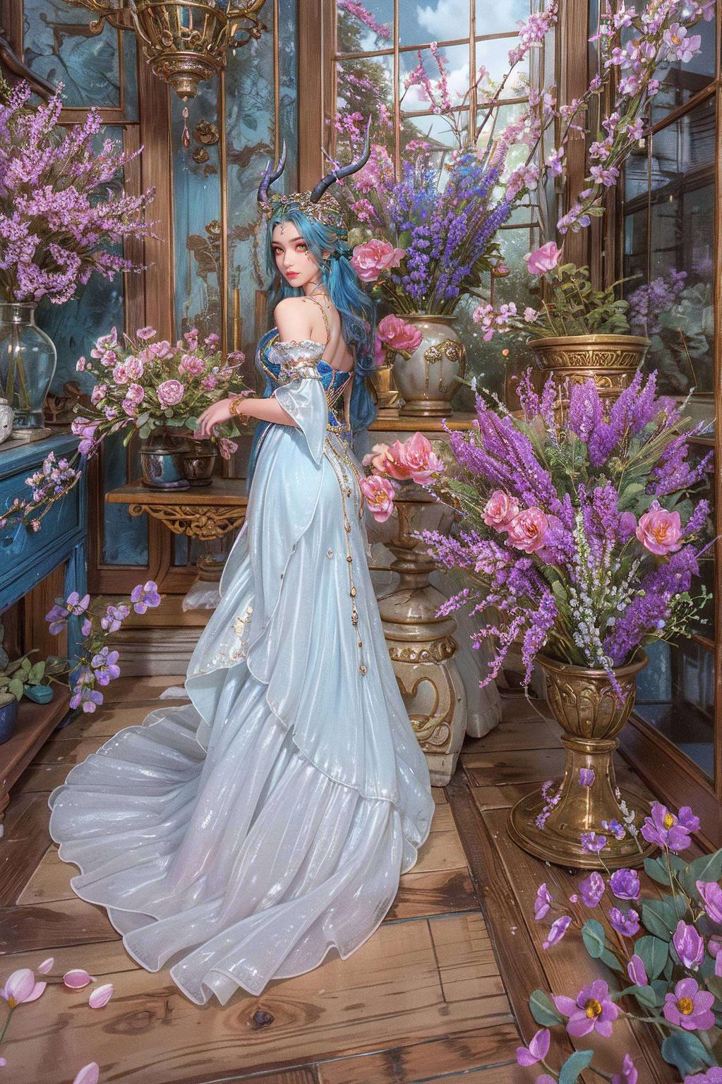 每一张都是对龙女角色构图的精心描绘带你领略她的高贵与力量