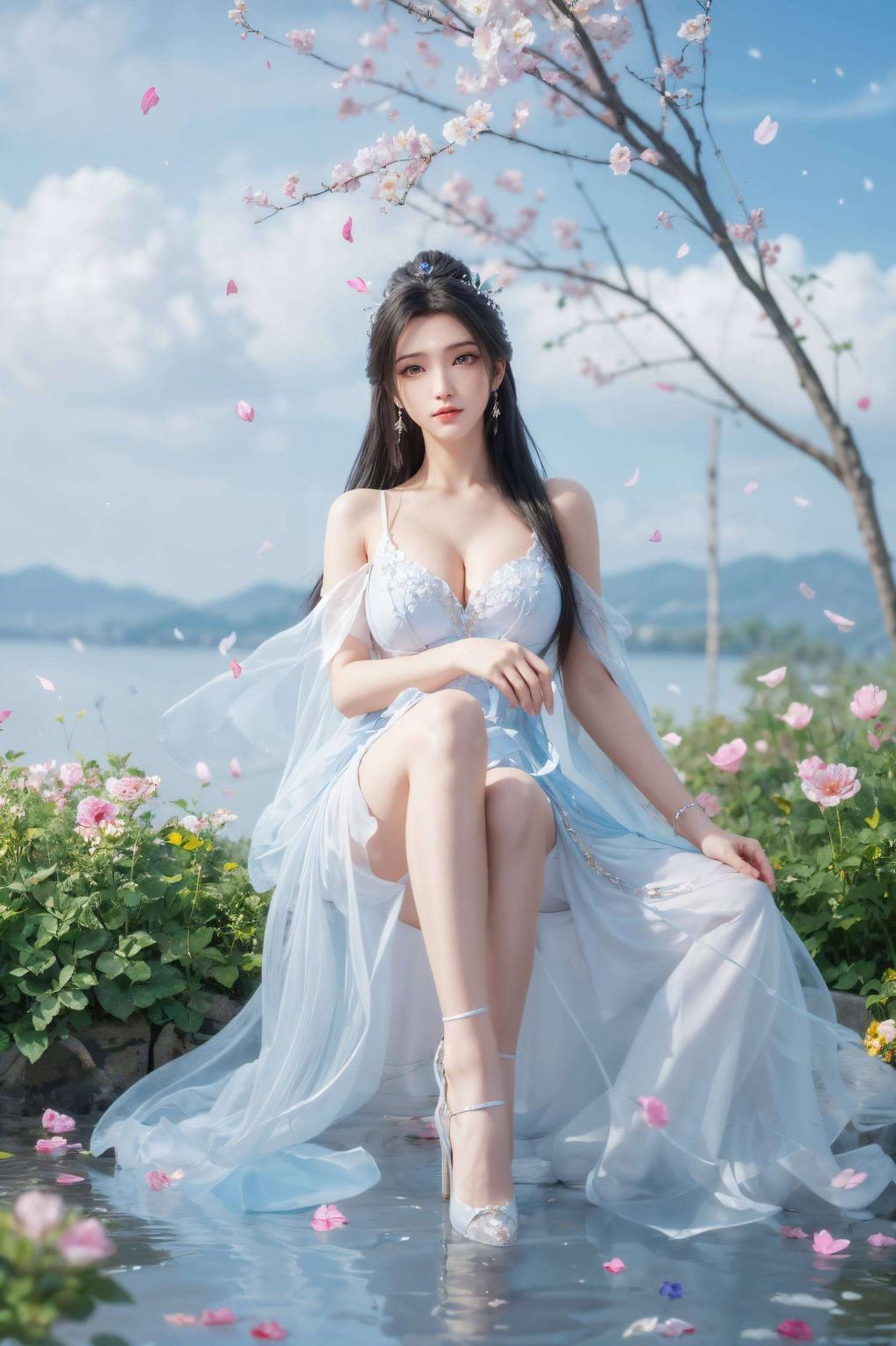 国风女神的魅力尽显清月壁纸