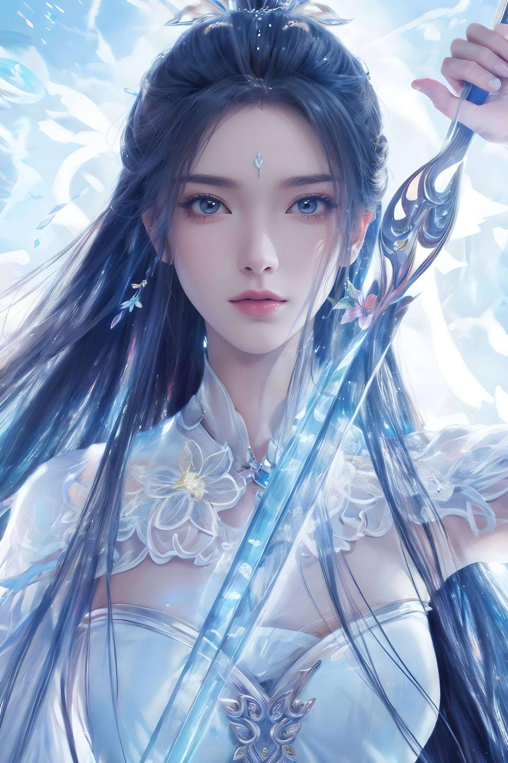 都能感受到国漫女神的独特魅力这款炫彩壁纸以国漫美女陆雪琪为主题