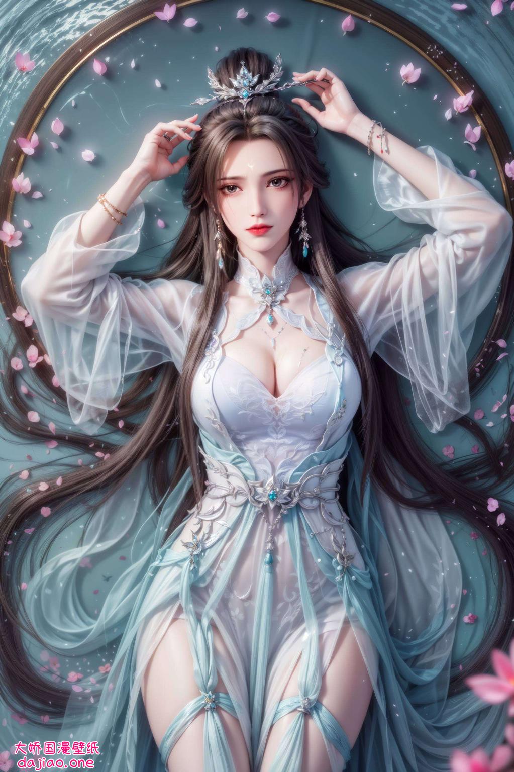 淡雅的色彩与简约的线条让人沉浸于那如诗如画的仙境之中