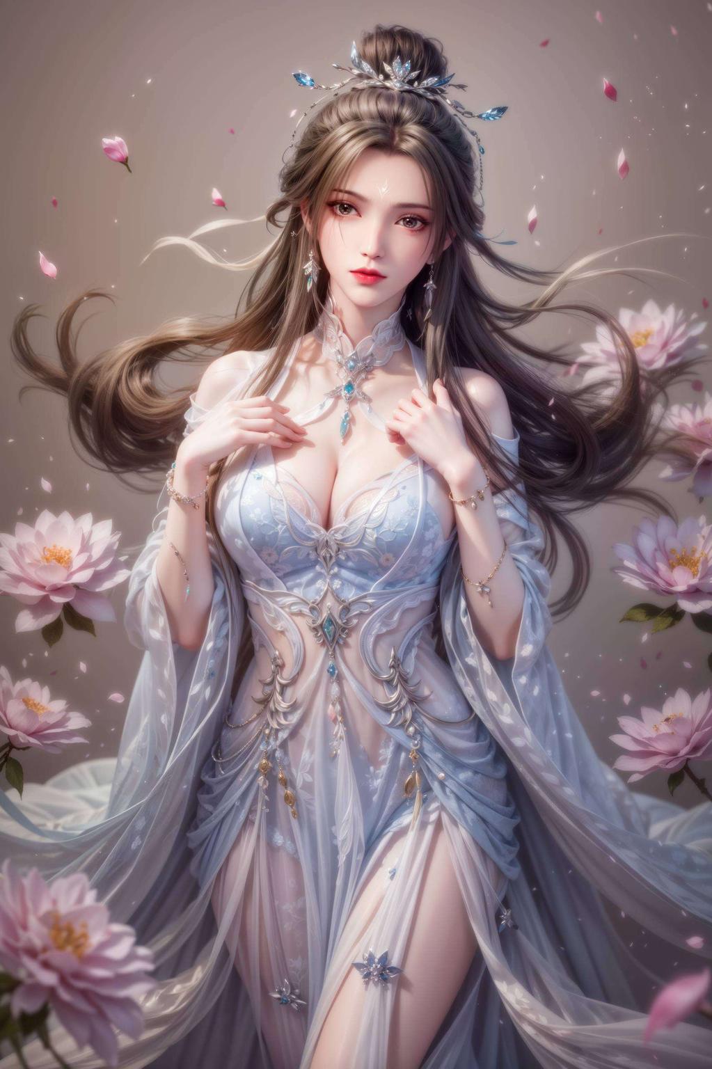 高清AI动作素材为你呈现宁静2560p视觉盛宴！陆雪琪动漫红衣壁纸