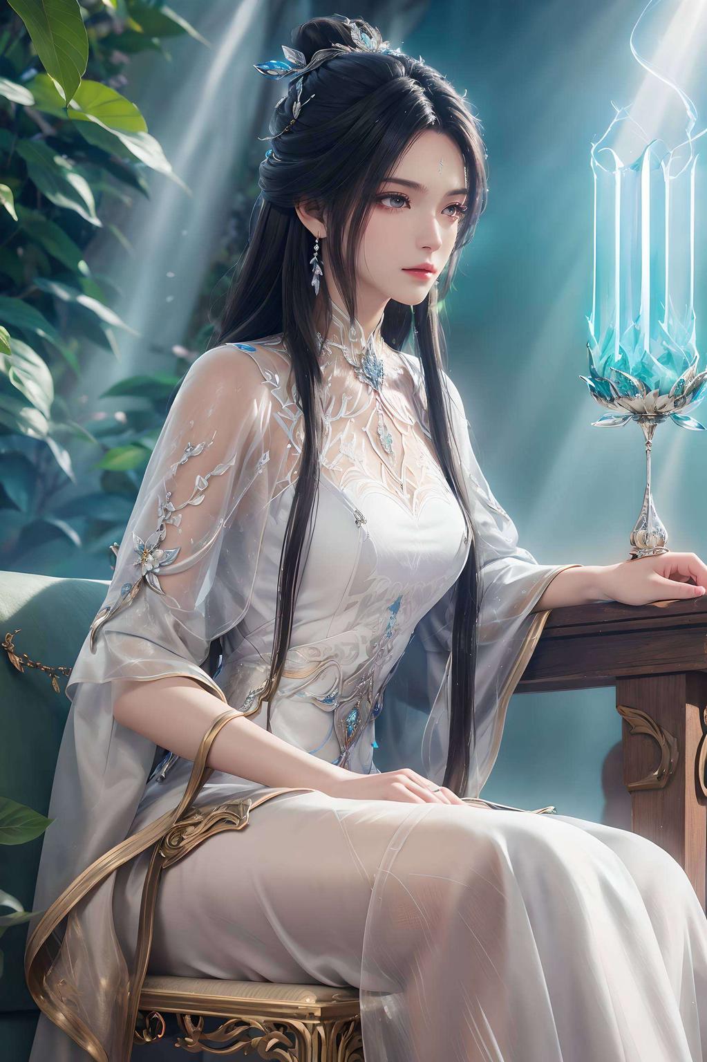 舞姿轻盈这款4K高清国漫女主AI同人墙纸