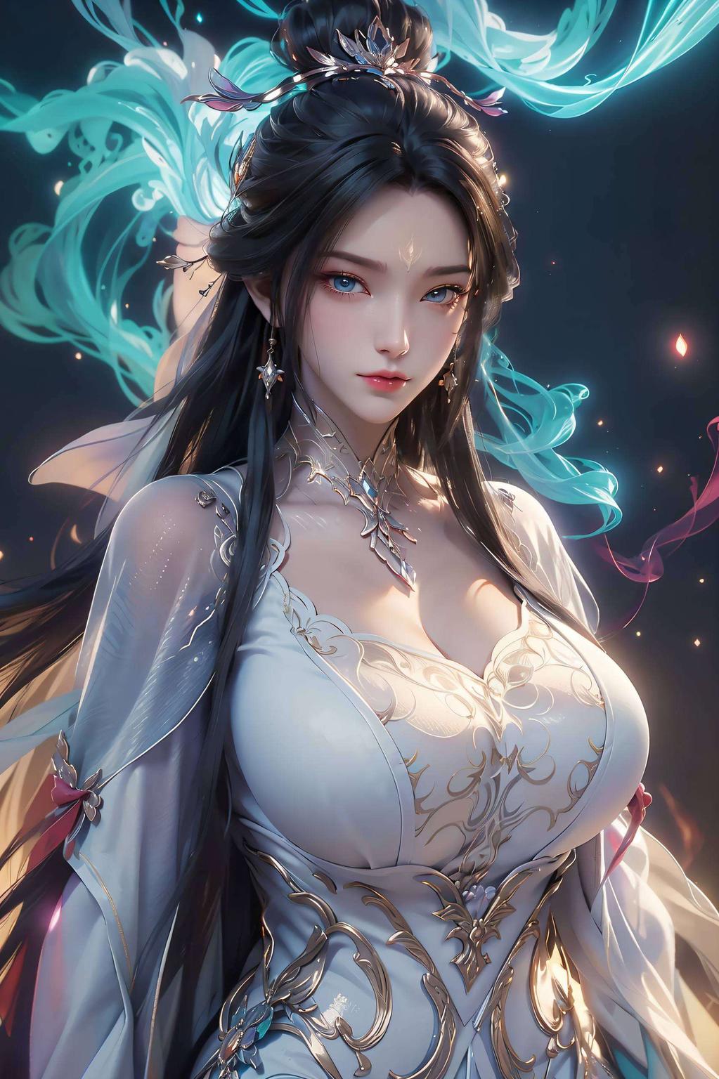 陆雪琪的美电脑锁屏瞬间化作艺术画廊