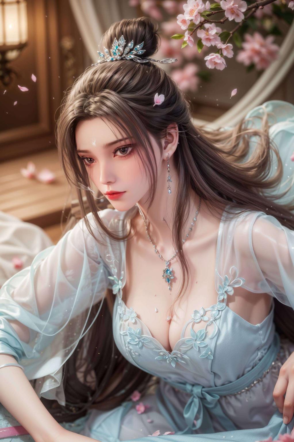 国漫之美跃然壁上细腻描绘她的每一个细节