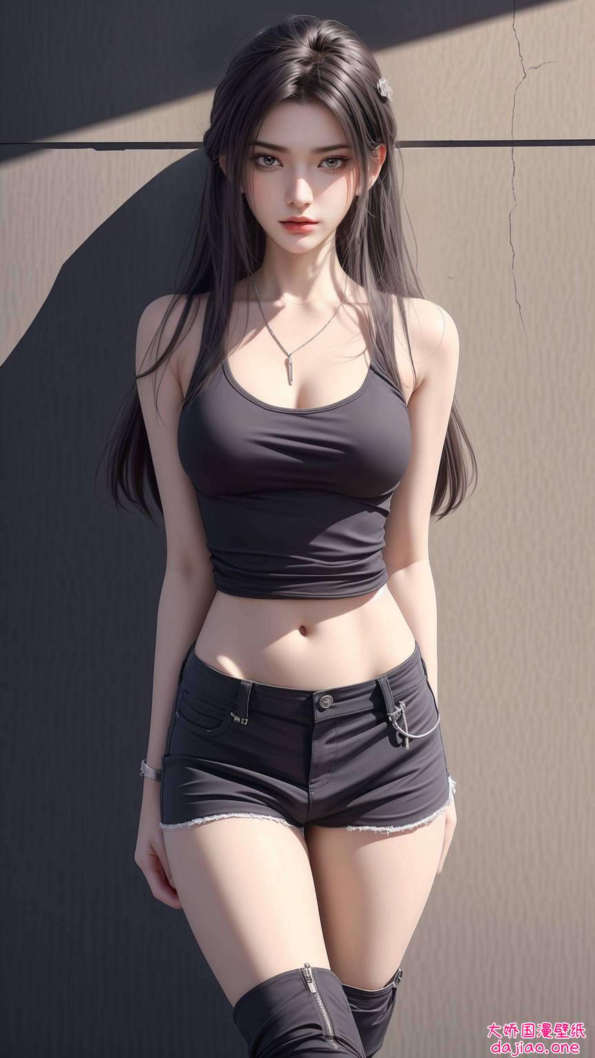 画面中眼神温柔如水