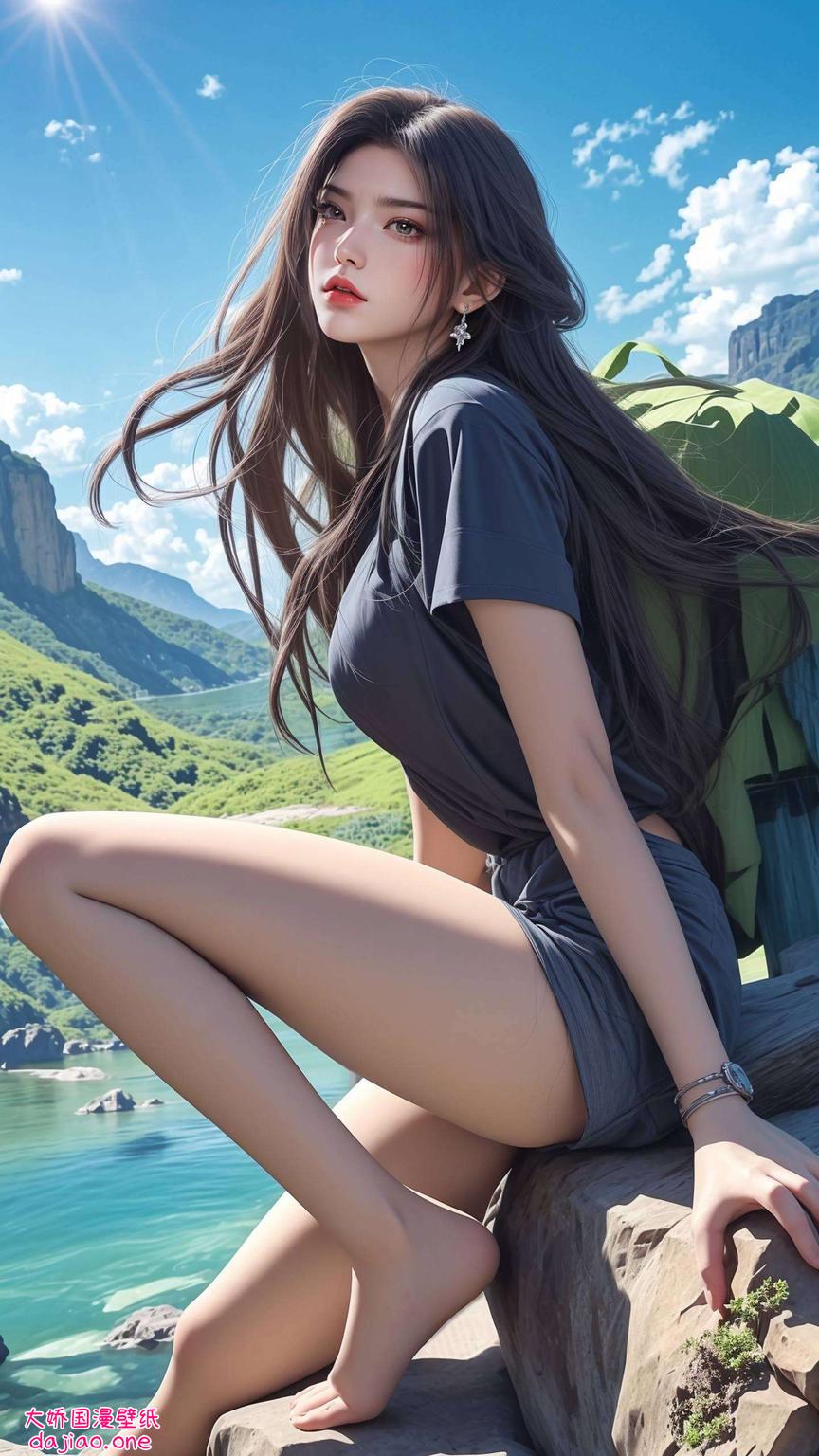 渐变色彩渲染出2560P的极致养眼体验这款壁纸