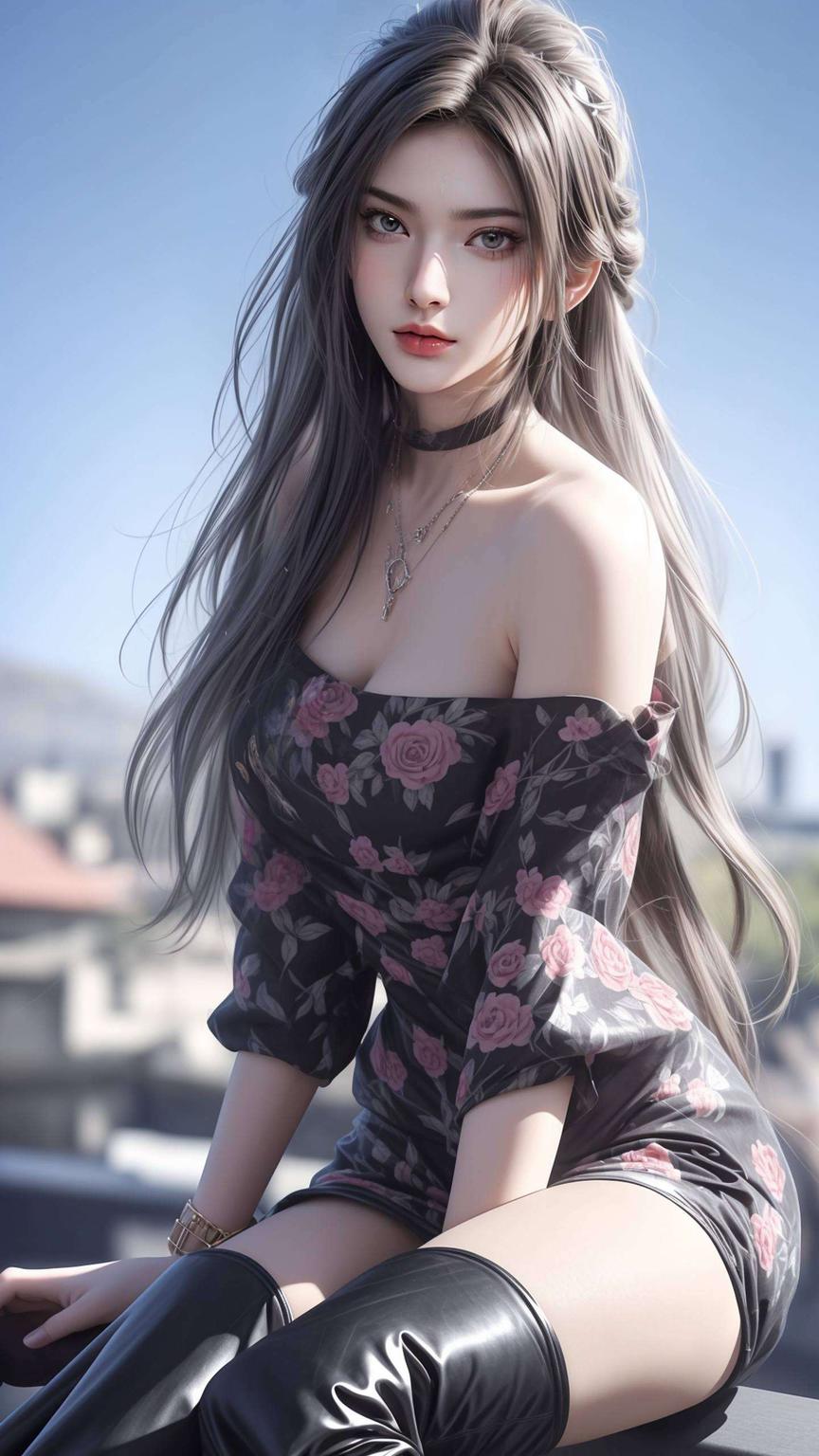 高清大图细节满分让这位仙气十足的国漫女神