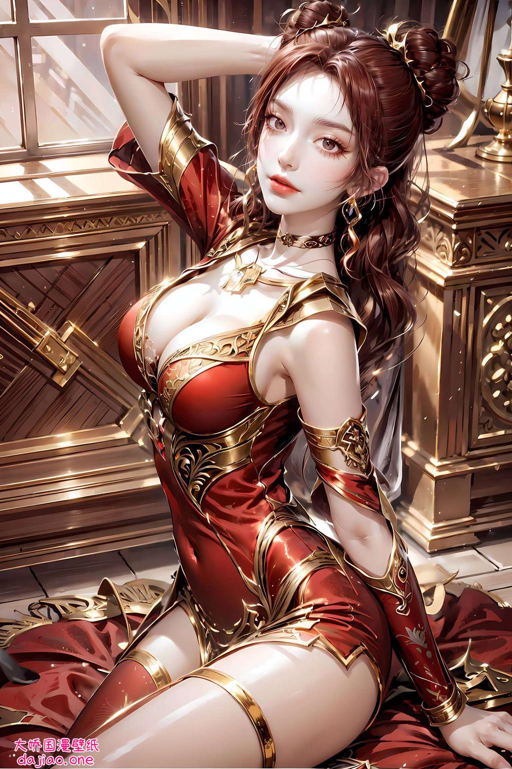 2K级别的国漫美女背景图高清细腻
