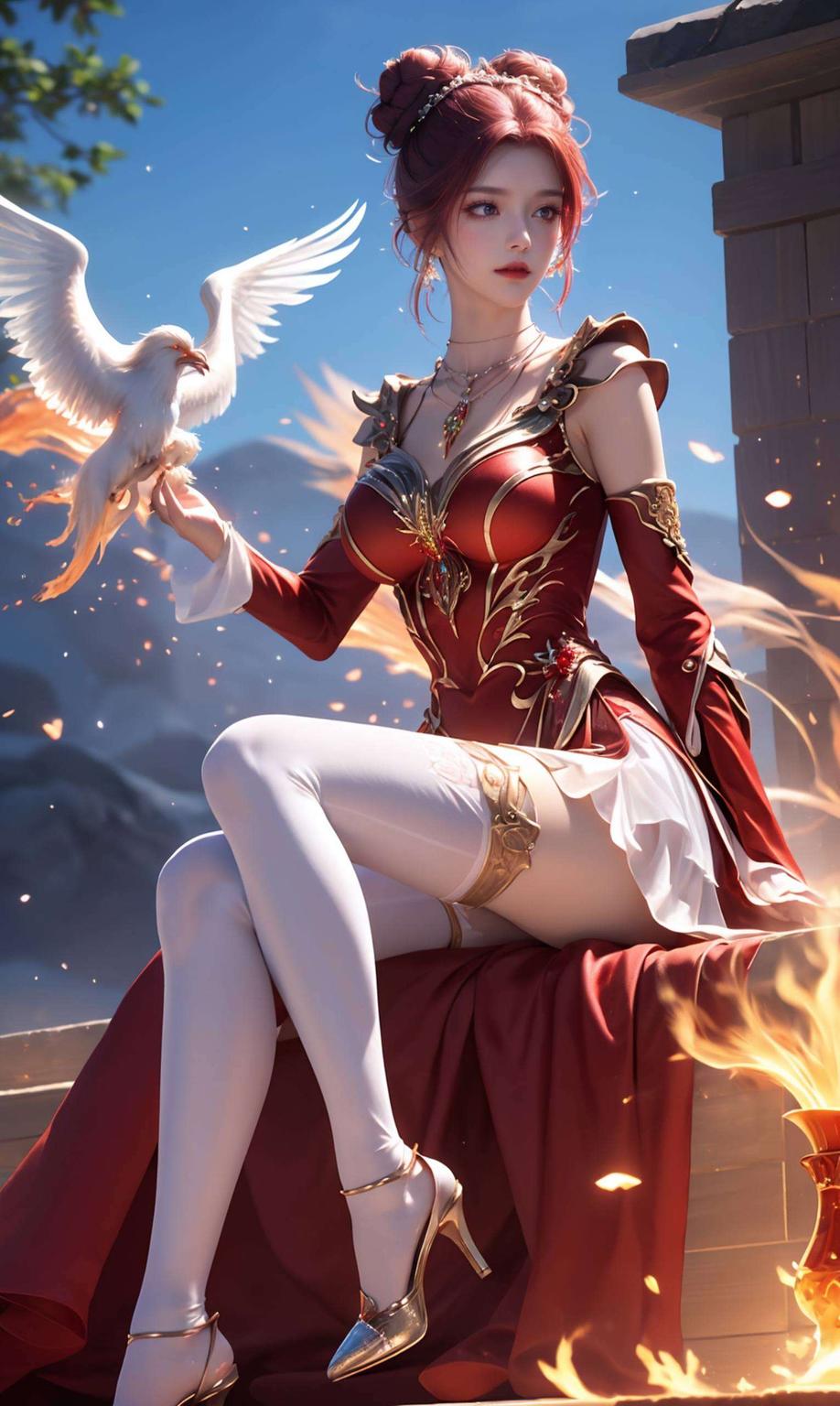 探索国漫之美为你带来AI国漫女神免费壁纸合集！2560p高清画质