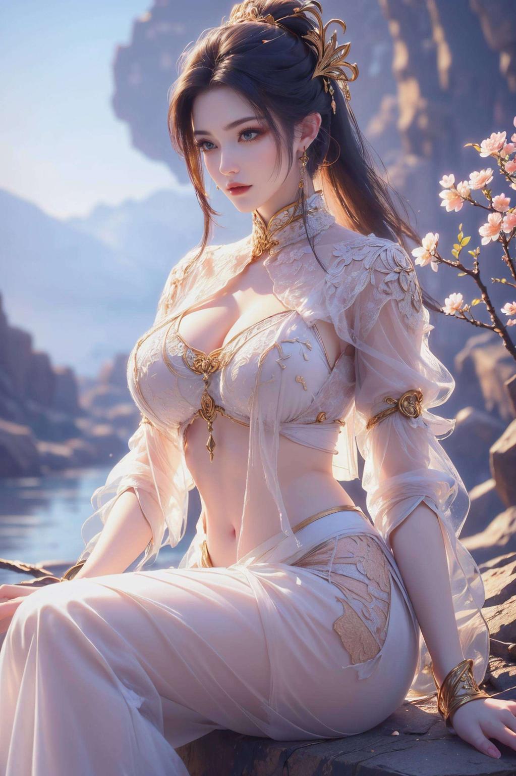这款超清晰波西米亚风格的国漫美女AI壁纸让你在每一次解锁时都能感受到别样的艺术风情