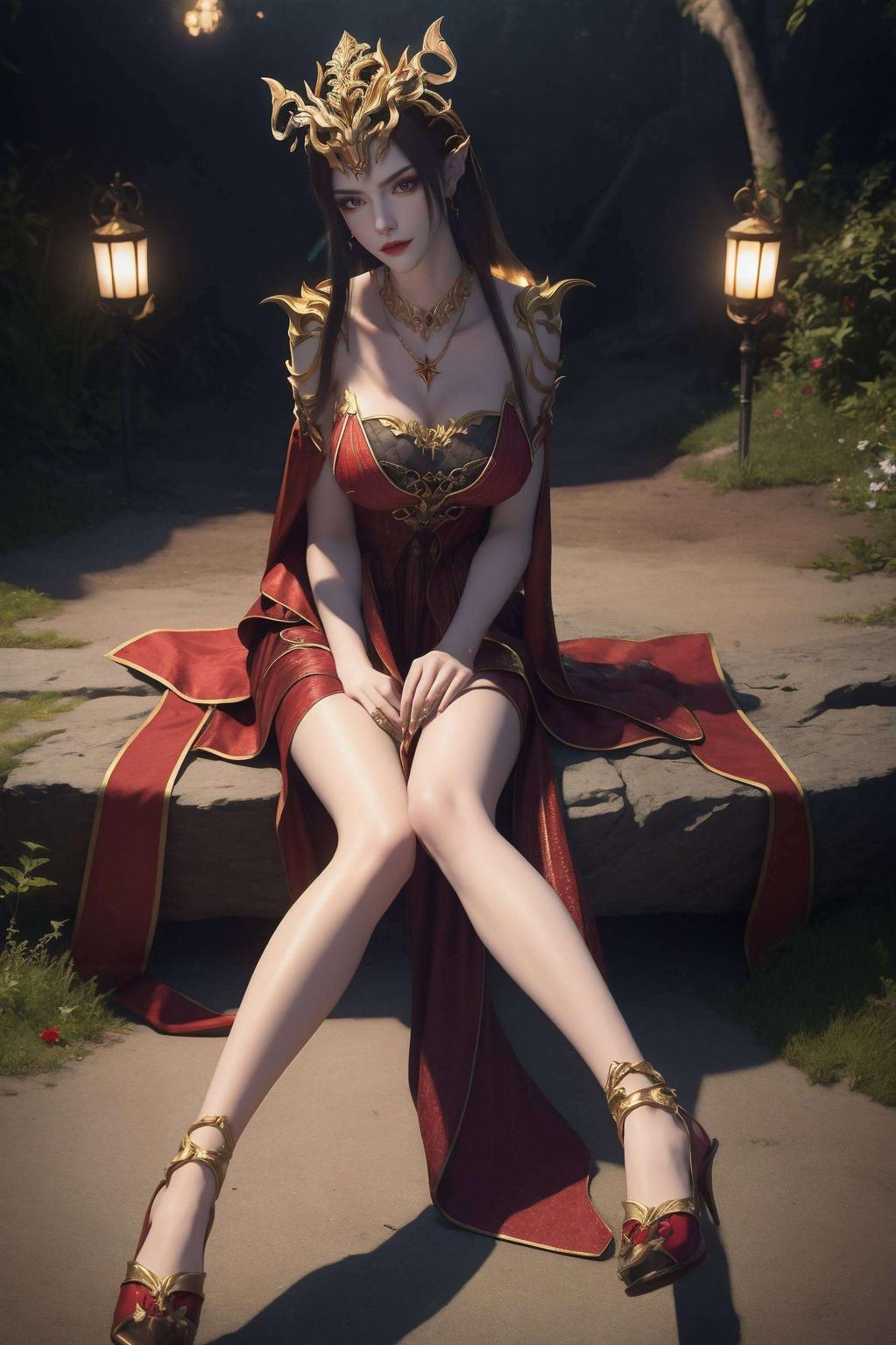 这幅1080p壁纸桌面国漫之光斗破苍穹中的神秘女主美杜莎