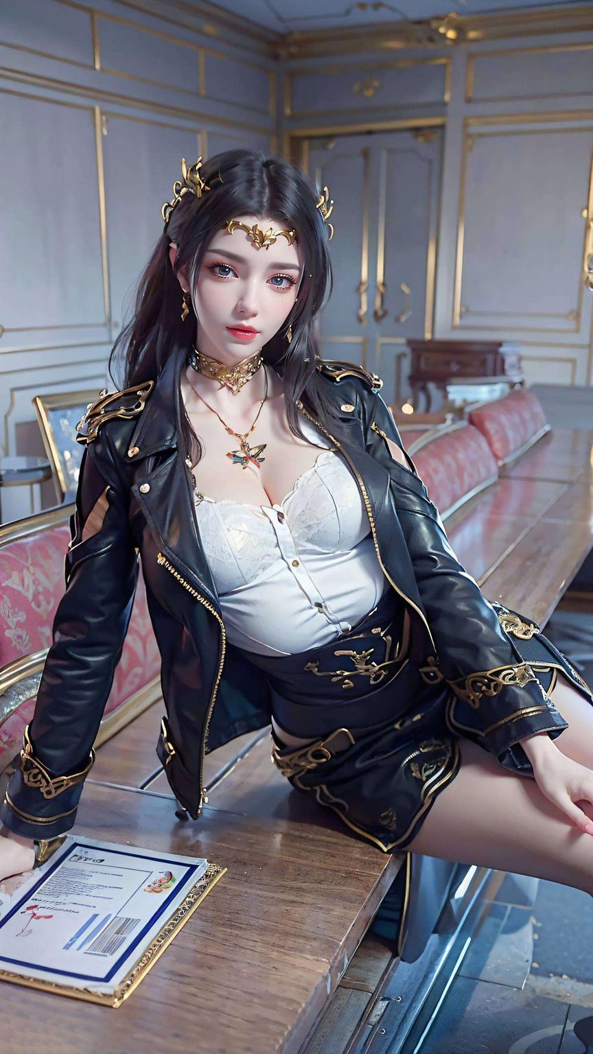 以美杜莎的倩影为主题简约而不失华丽