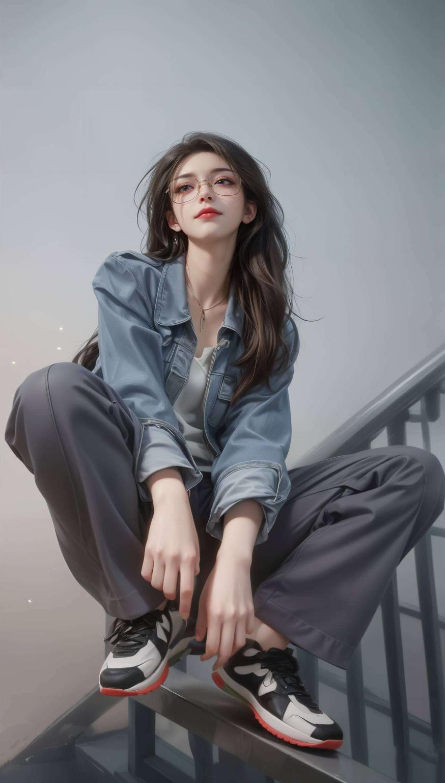 她的眼神深邃高清画质
