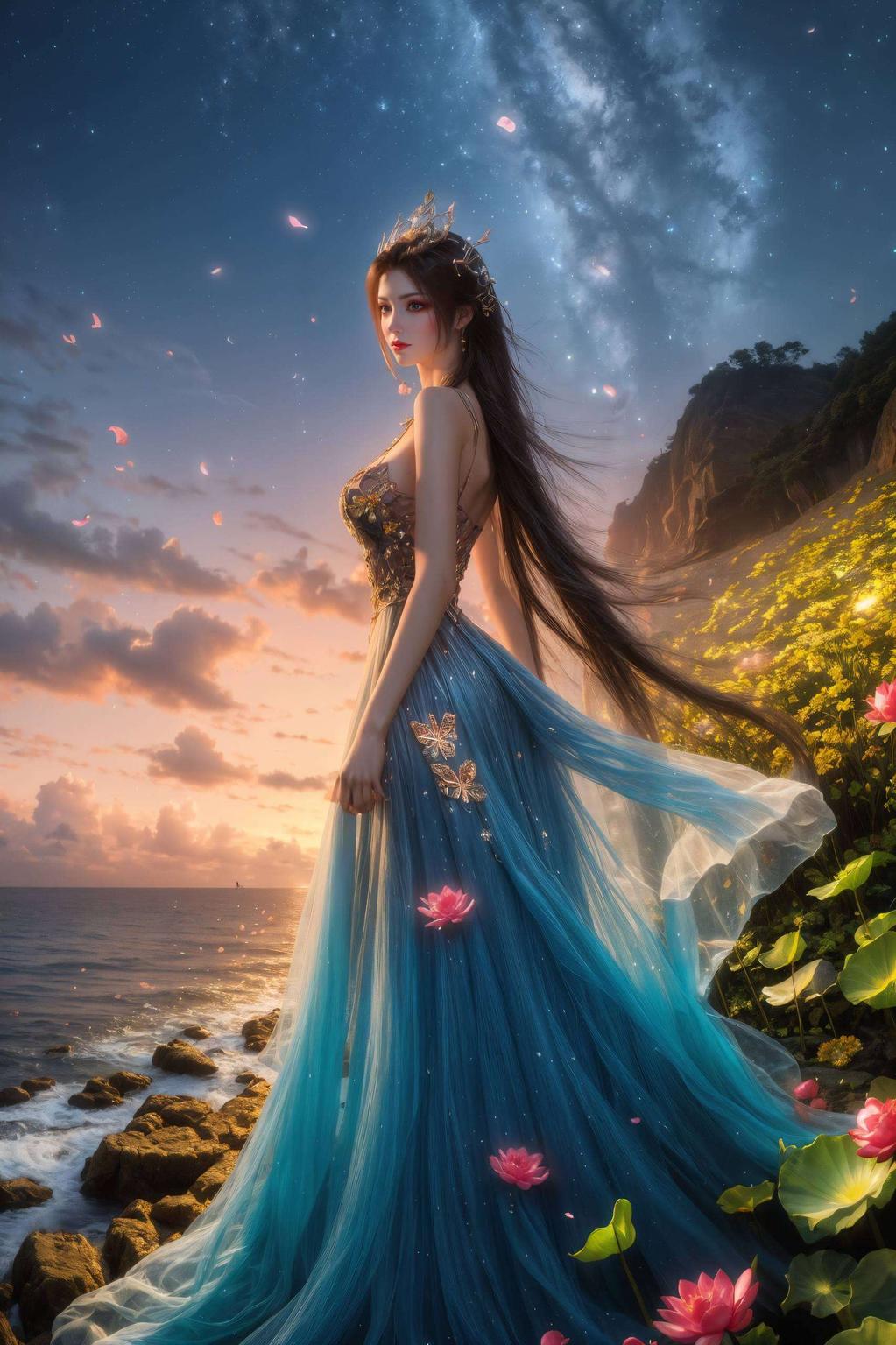 冷艳神秘如今化身超高清4K国漫女神壁纸