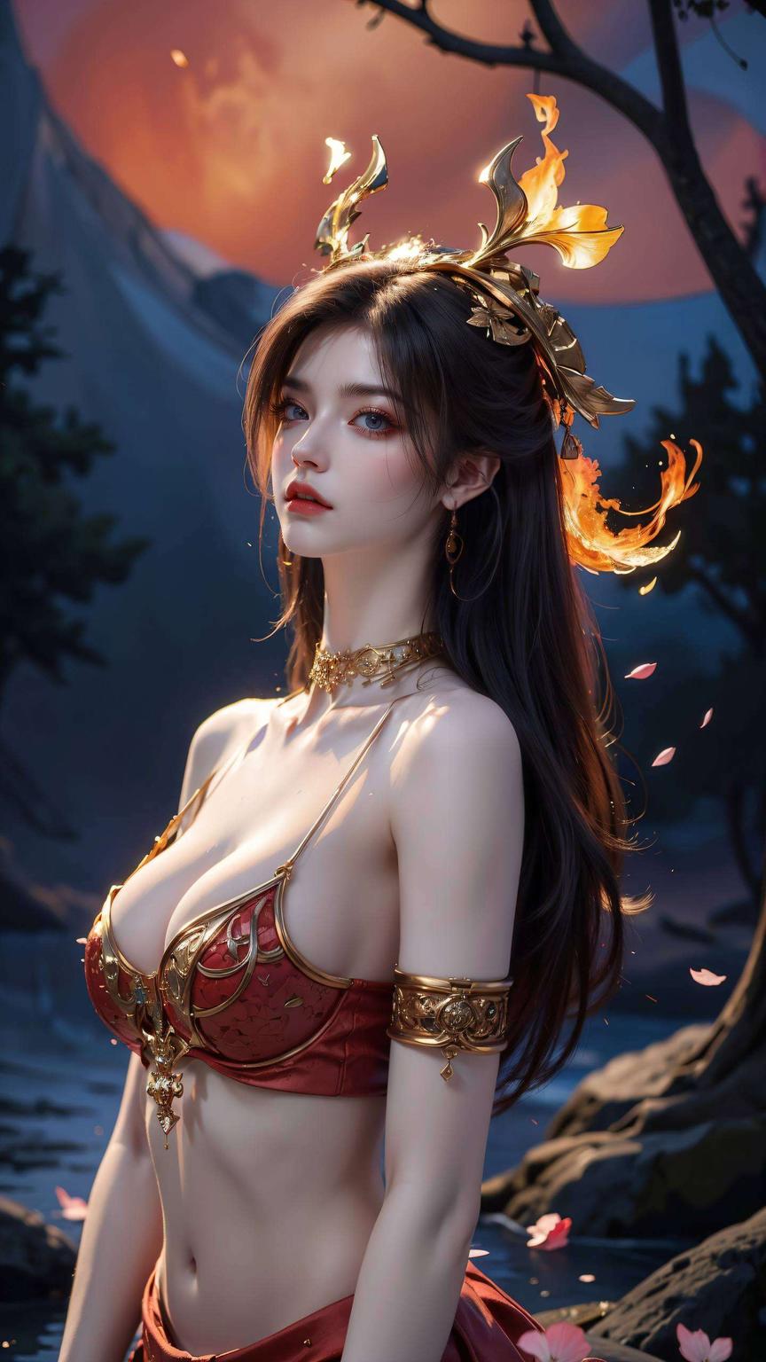 线条流畅仿佛置身国漫的世界