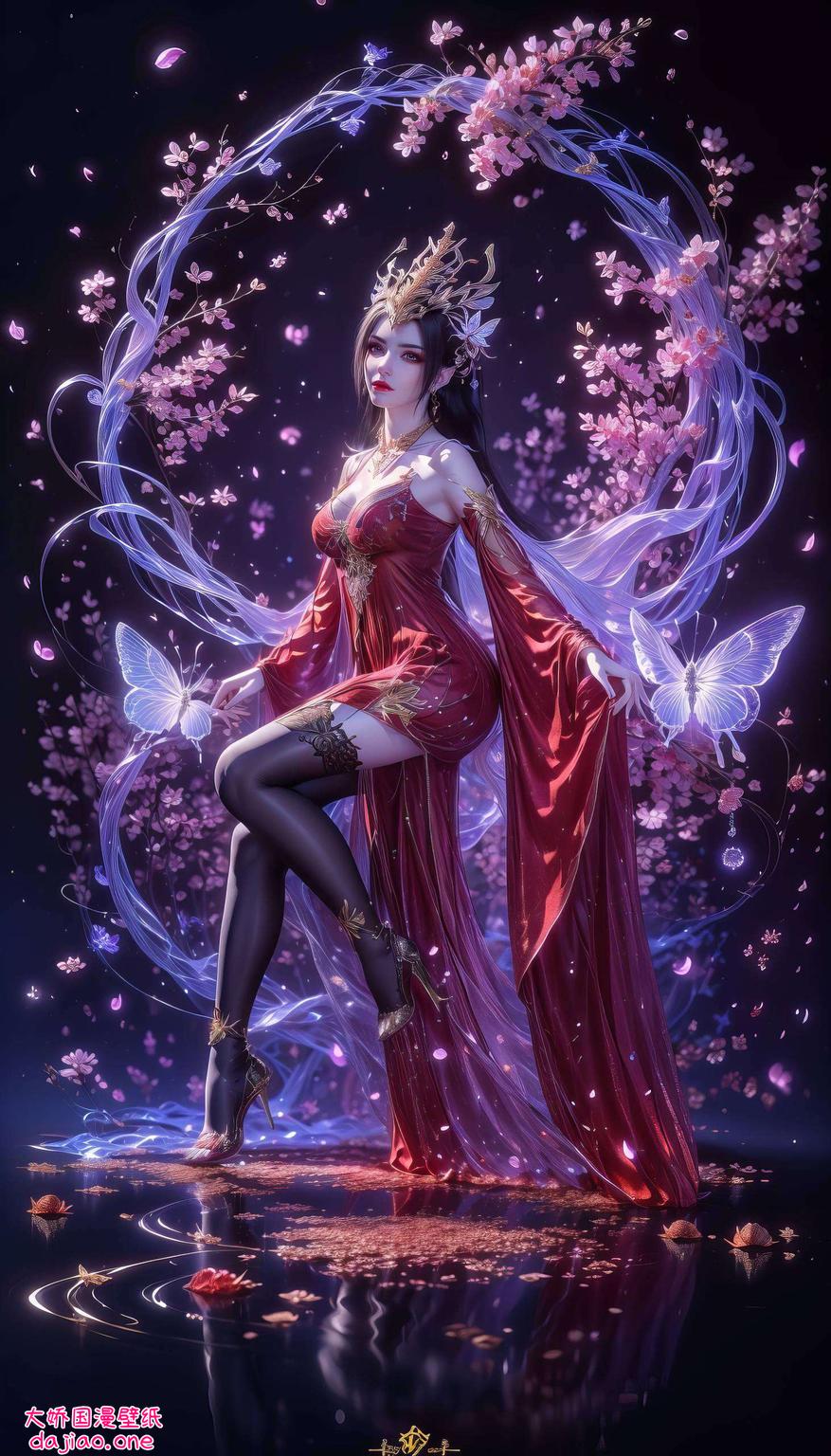 为你的手机增添一抹奇幻色彩这款AI国漫壁纸将斗破苍穹中的神秘美杜莎完美呈现