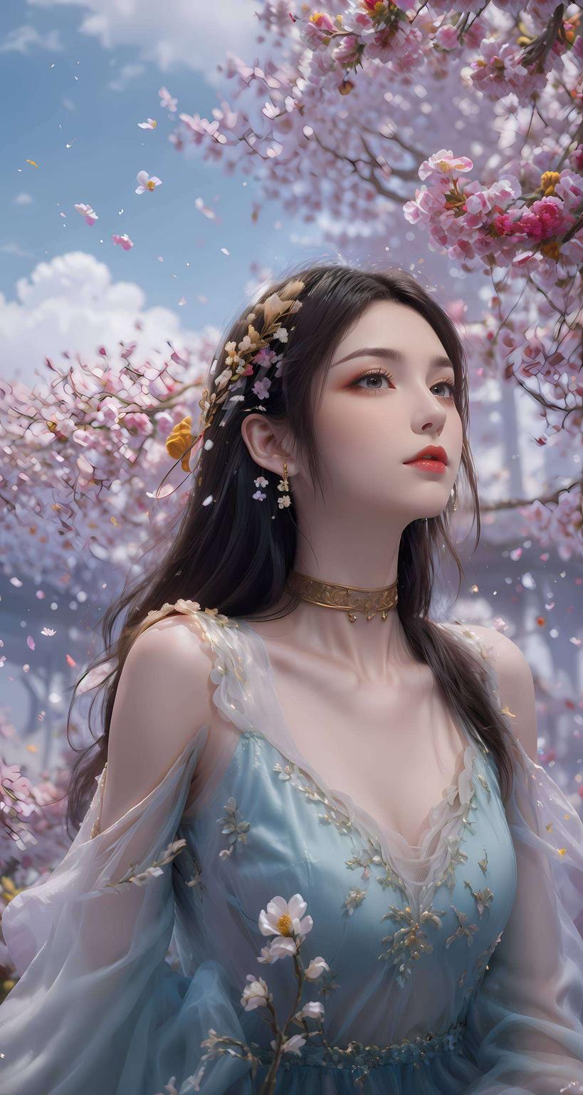 婉约动人她的眼神深邃而哀伤