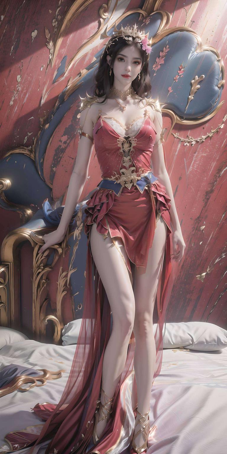 这款以清新艺术风格打造的苹果国漫女神壁纸高清全身壁纸