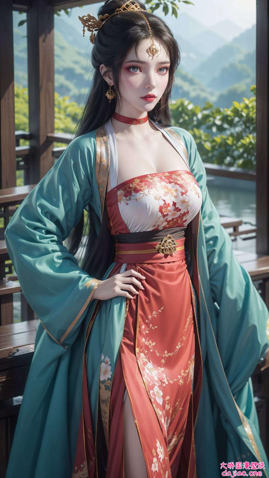 这款AI国漫女神墨云壁纸高清让每一次滑动都充满惊喜
