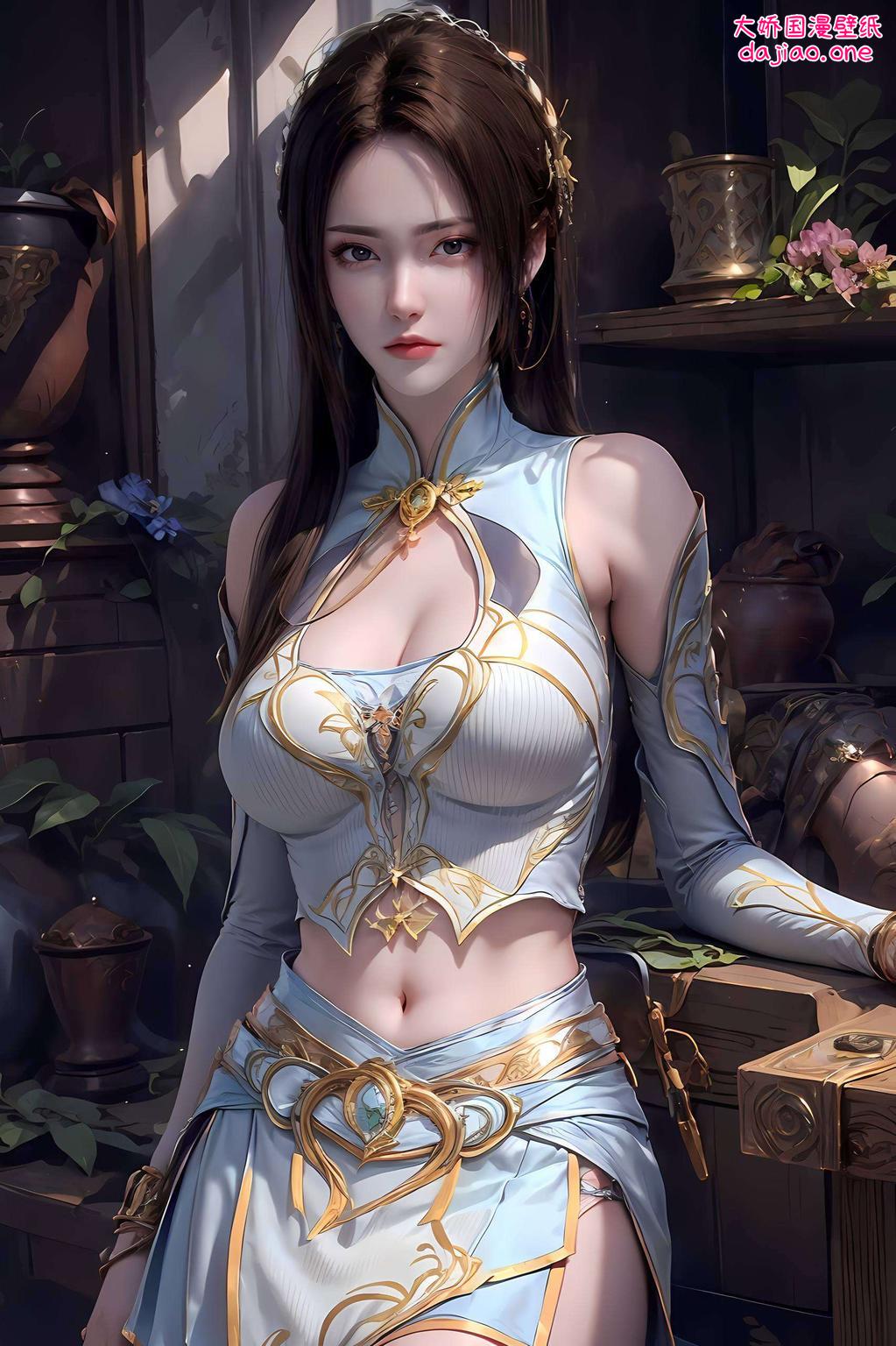 以动漫中那位优雅婉约的纳兰嫣然为主角高清画质