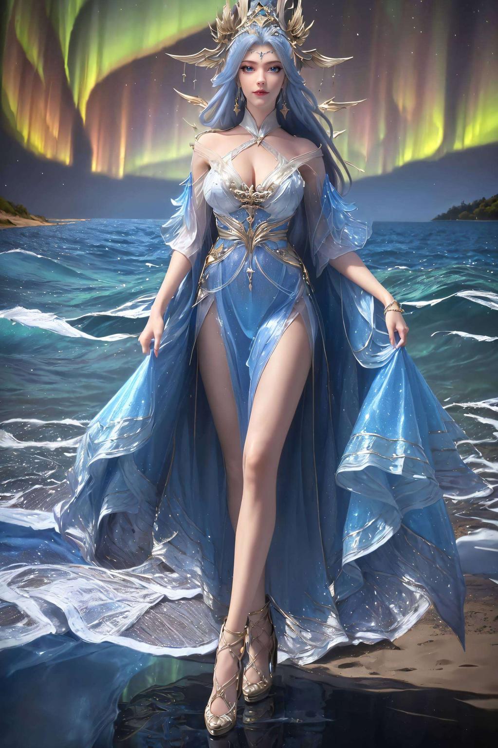 都如同置身国漫世界的梦幻之中将国漫美女的柔美与科技的点阵风格完美融合