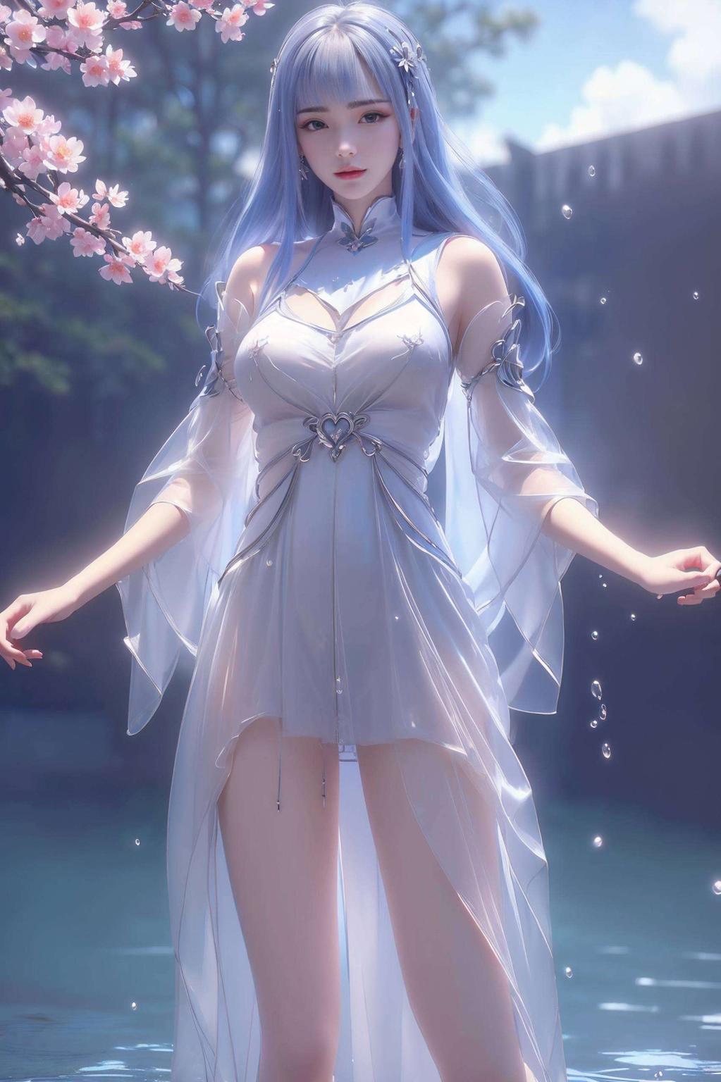 在这片绿色柔和的2560p壁纸中画面美得仿佛能闻到花香