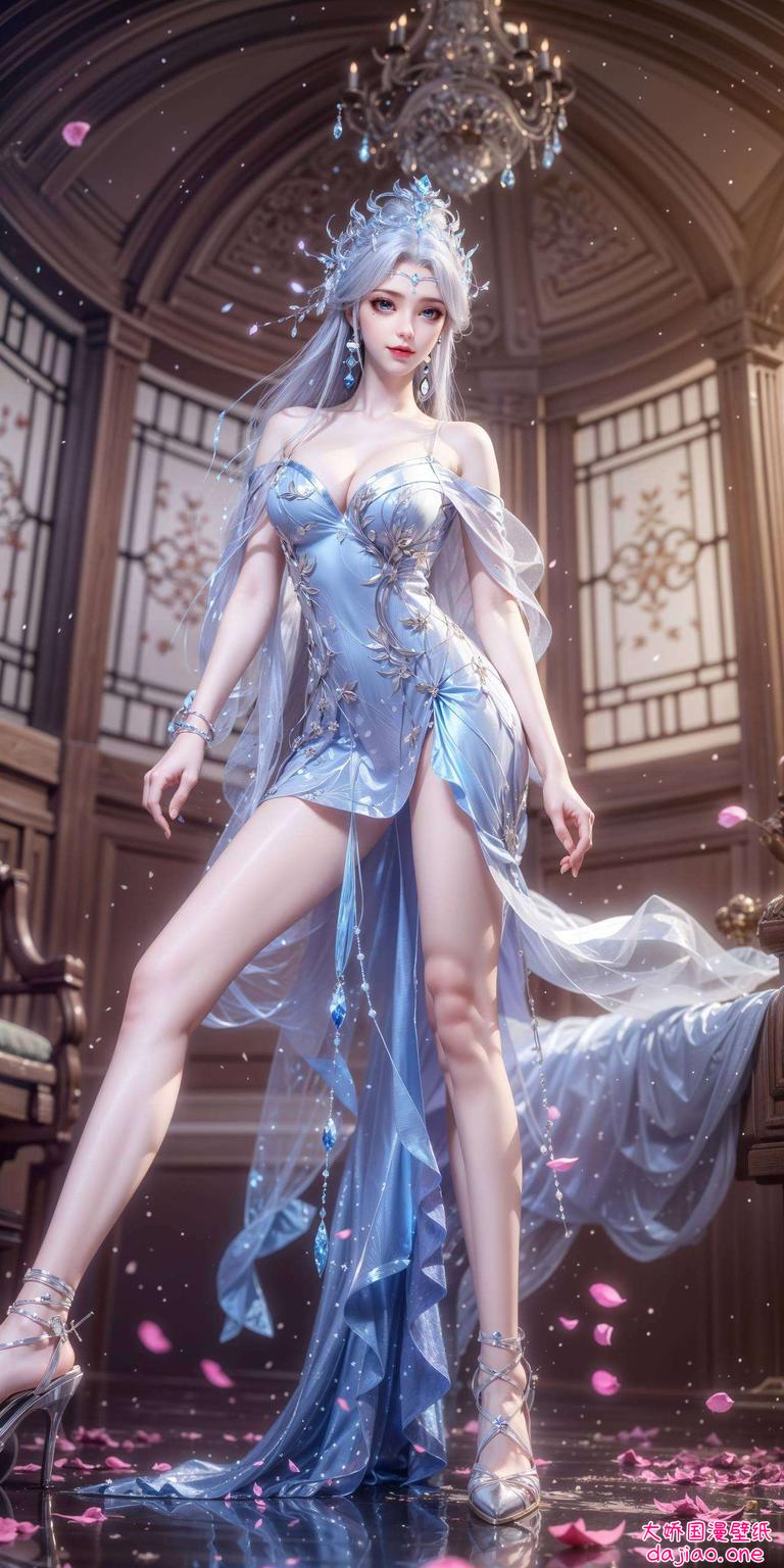 她的倩影化作电脑和手机的唯美屏保自然的笔触勾勒出她的柔美