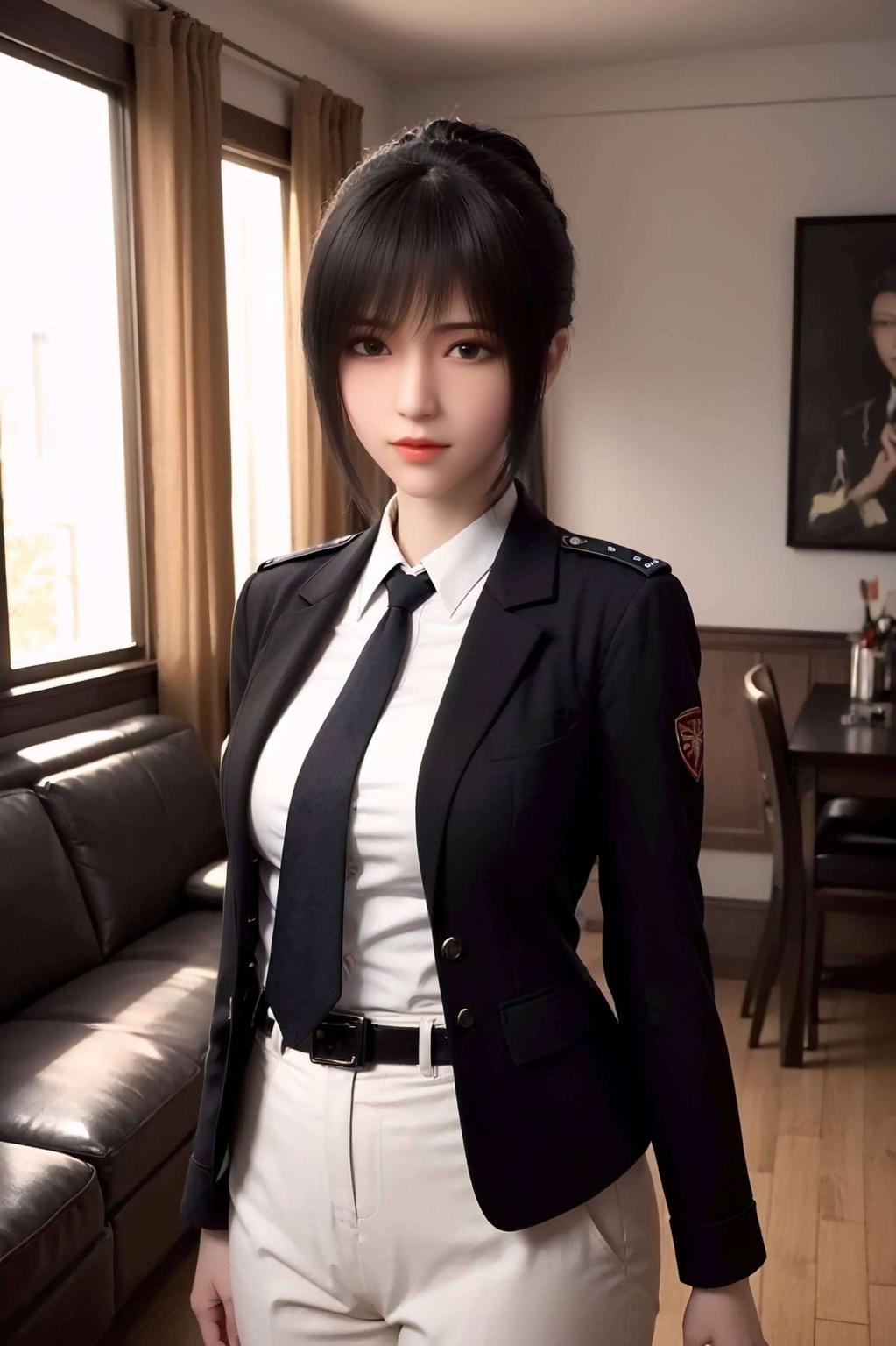 高清细腻的画质以壁纸上那位英姿飒爽的琪琳为灵感