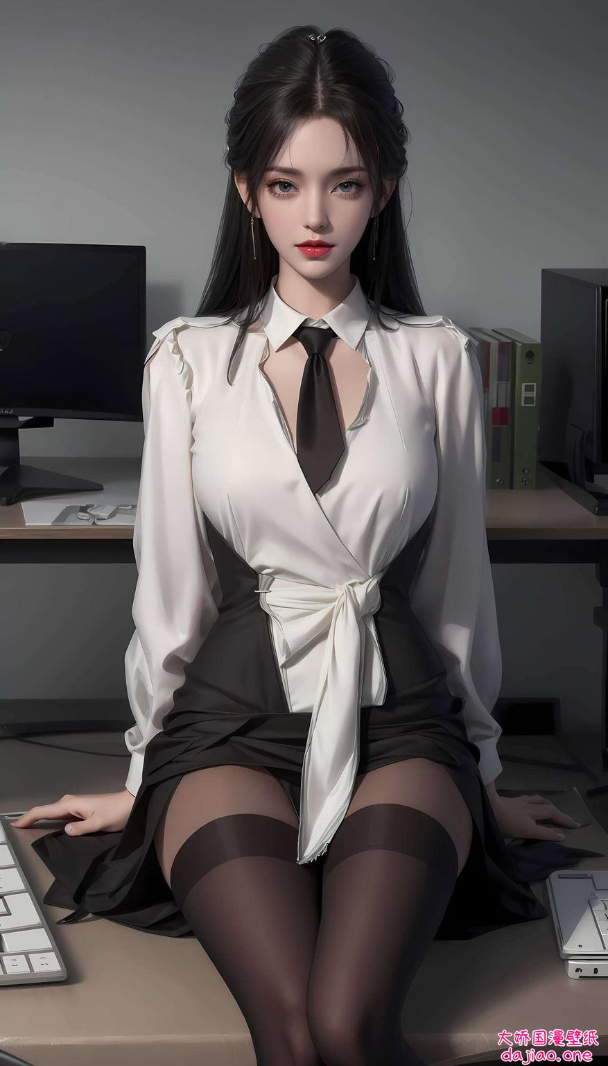 唯美壁纸这款AI绘画人物表情参考图