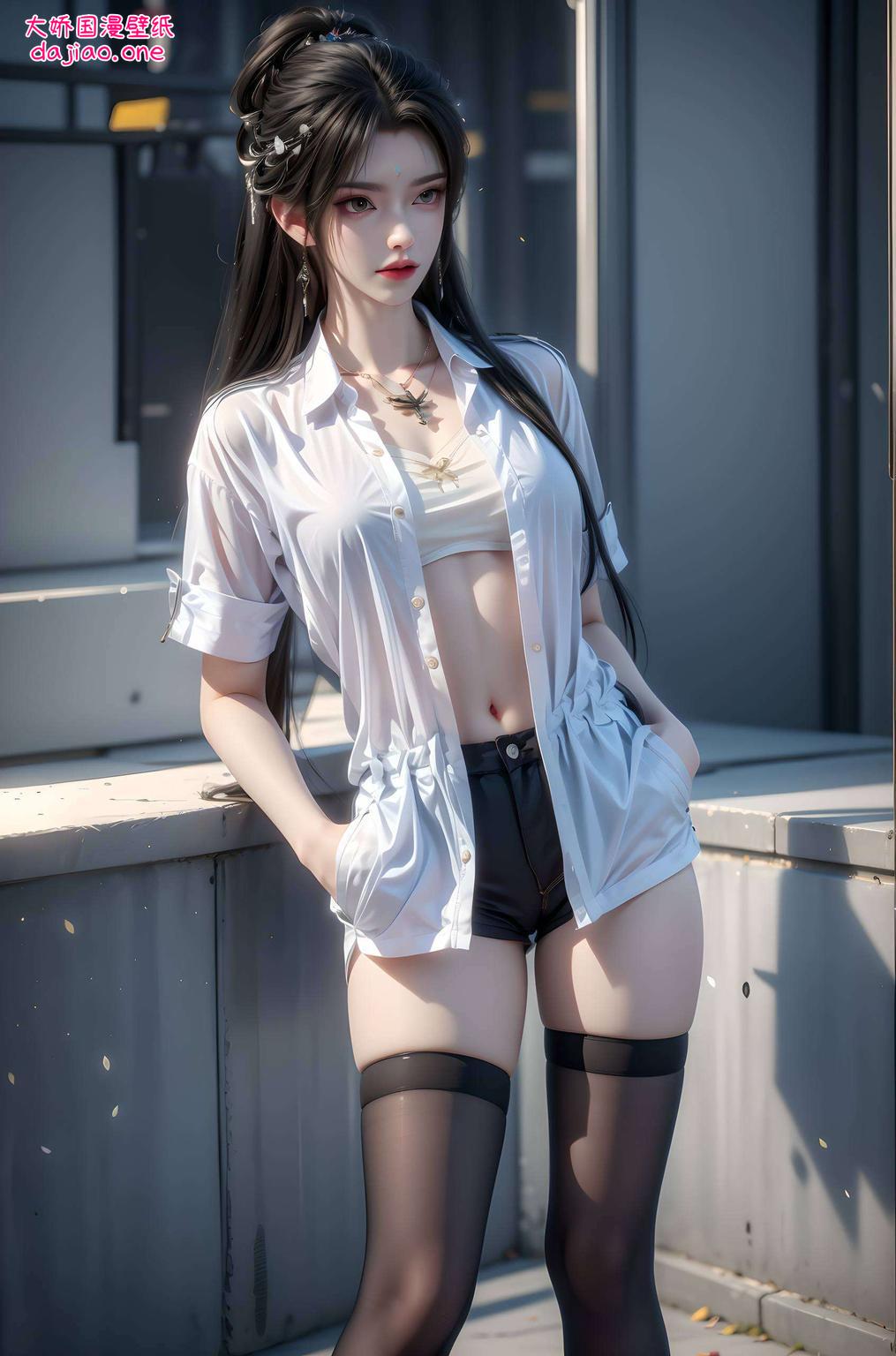 清漪月婵如同魔法般跃然屏上