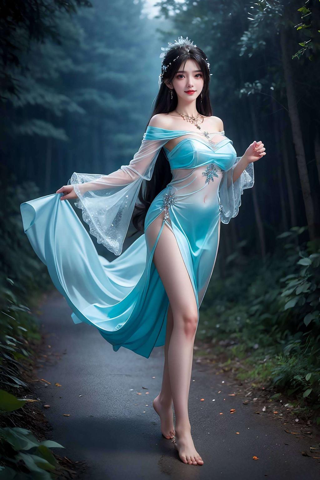 以2560P的超清画质清漪JK壁纸