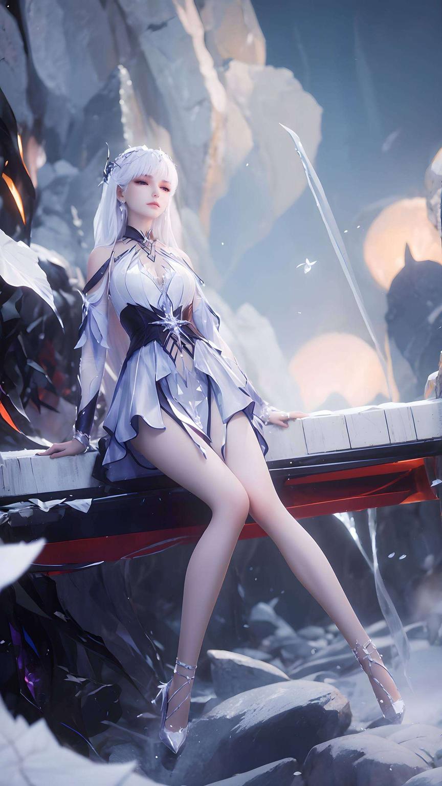 让这位国漫女神陪伴你的每一天！为画面增添无限趣味