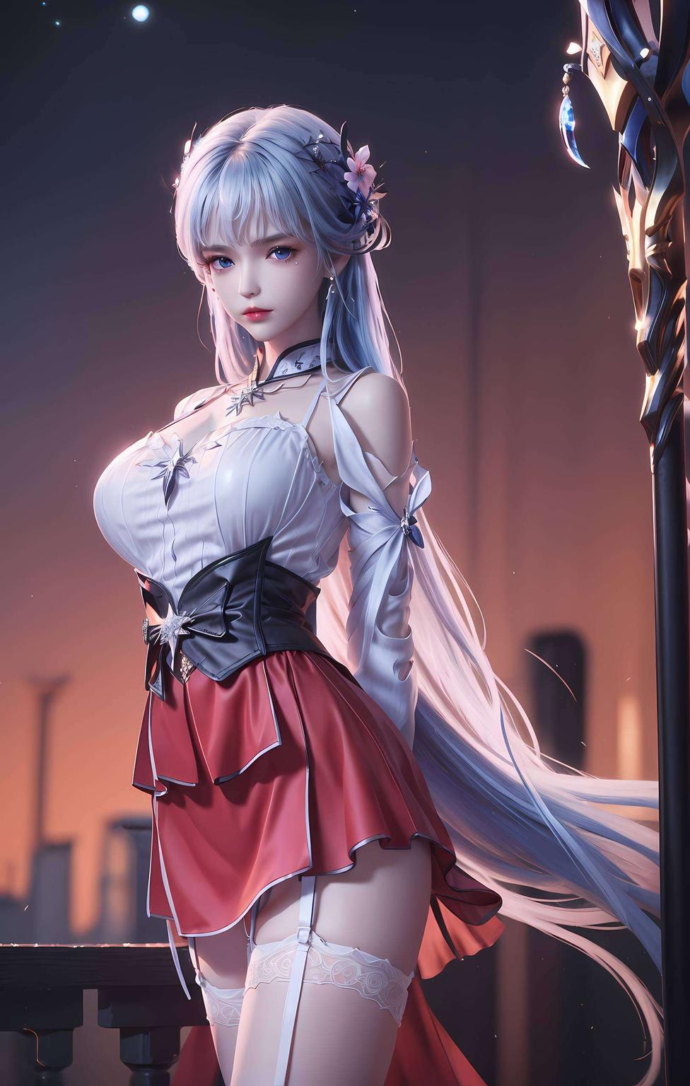 每一次解锁将她的优雅身姿巧妙融入清新色调