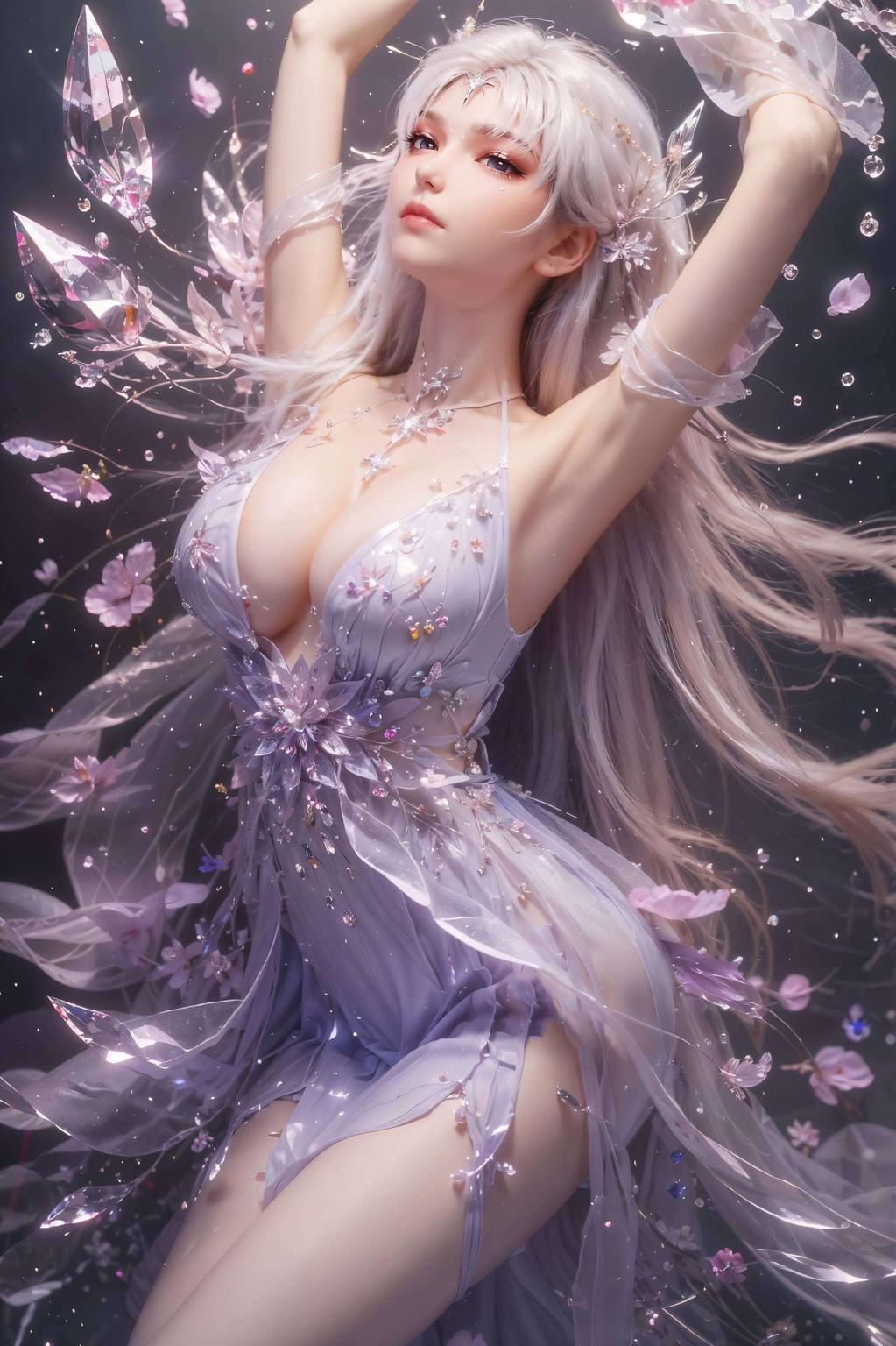 每一朵花瓣都细腻生动展现出复明后的惊喜与喜悦