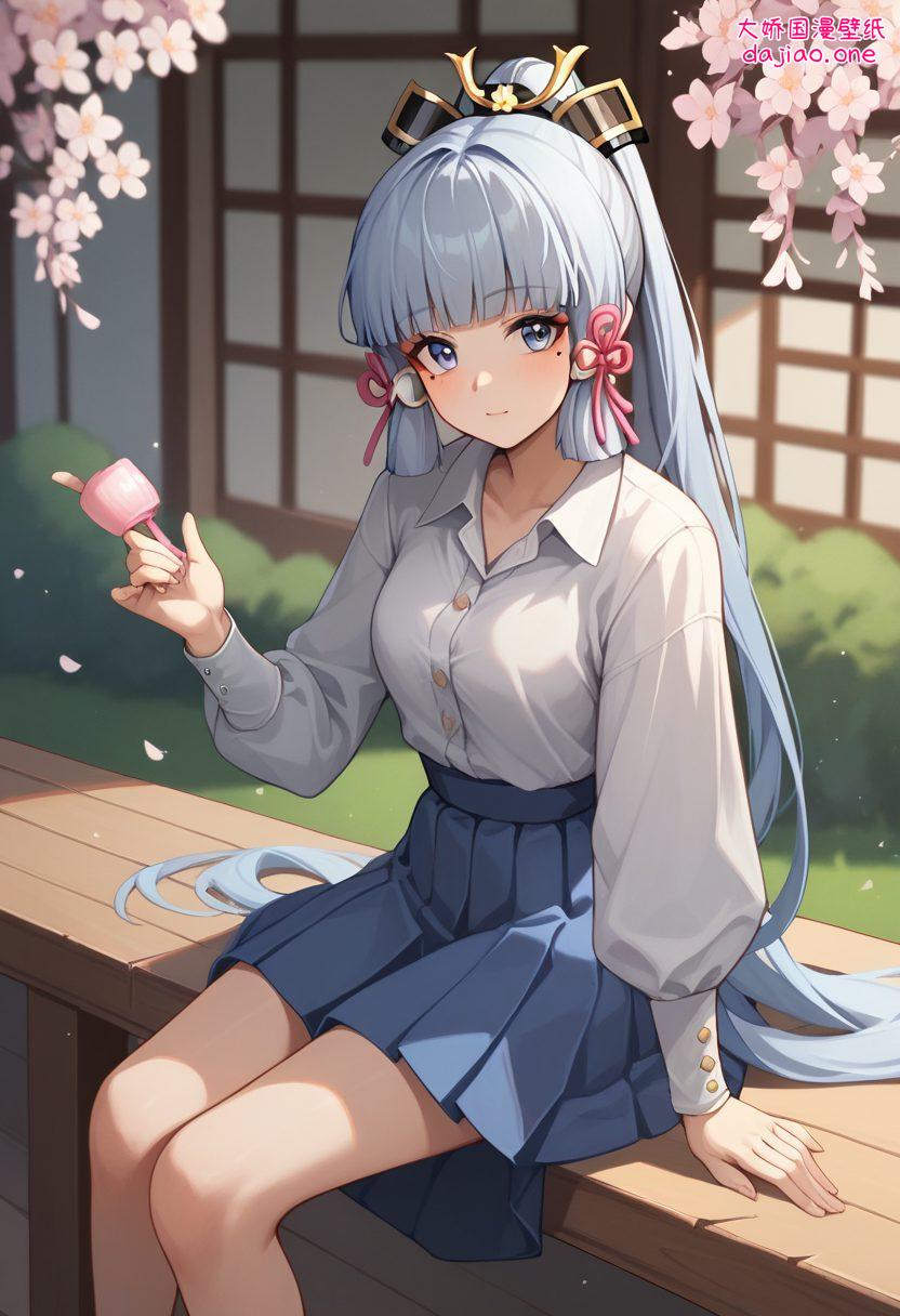 这款AI国漫女主水彩风格的Win10宽屏壁纸细腻的水彩笔触与凌华的优雅气质相得益彰