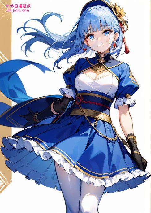 融入了国漫的细腻笔触神里凌华的倩影