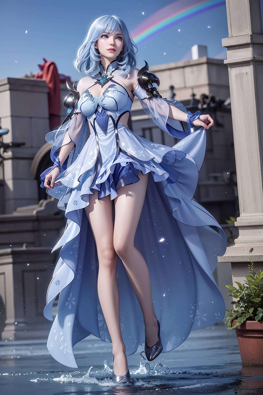 以水冰儿3D跳舞为主题仿佛能感受到冰儿的舞姿在指尖跳跃